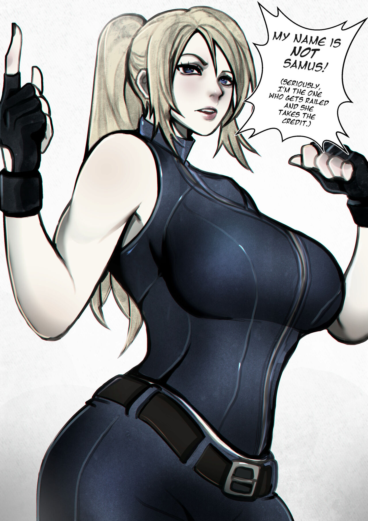 Sarah confronts Samus page 1 full