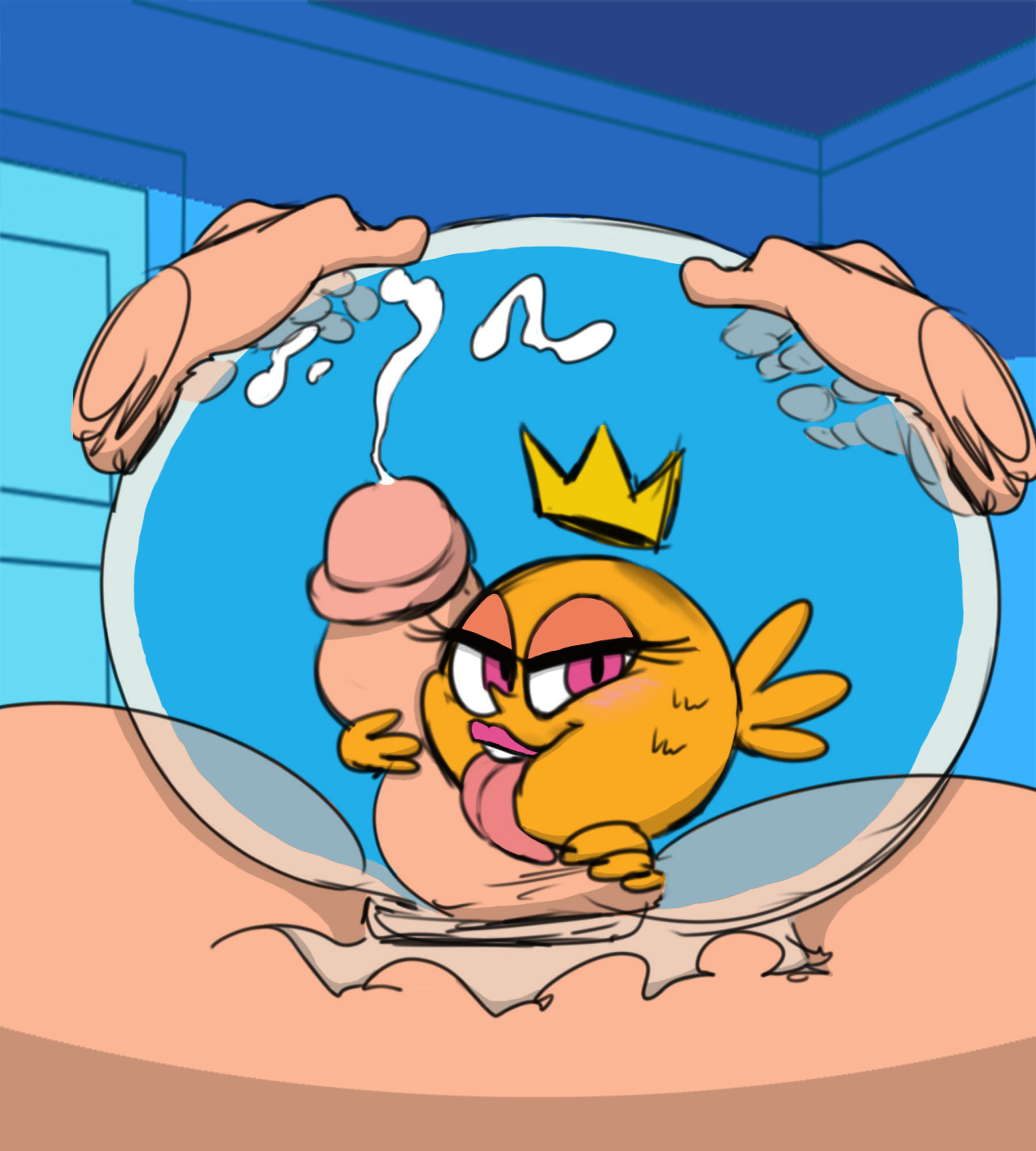 Doom and gloom up in his room is broken instantly by his magic little fish who grant his every wish page 1 full