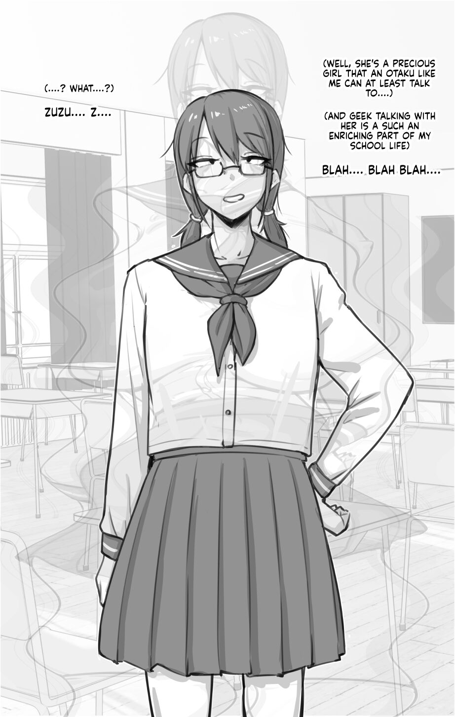 Doukyuusei ni Bareru Otaku Musume | The Geek Girl Who Got Found Out By Her Classmate page 3 full
