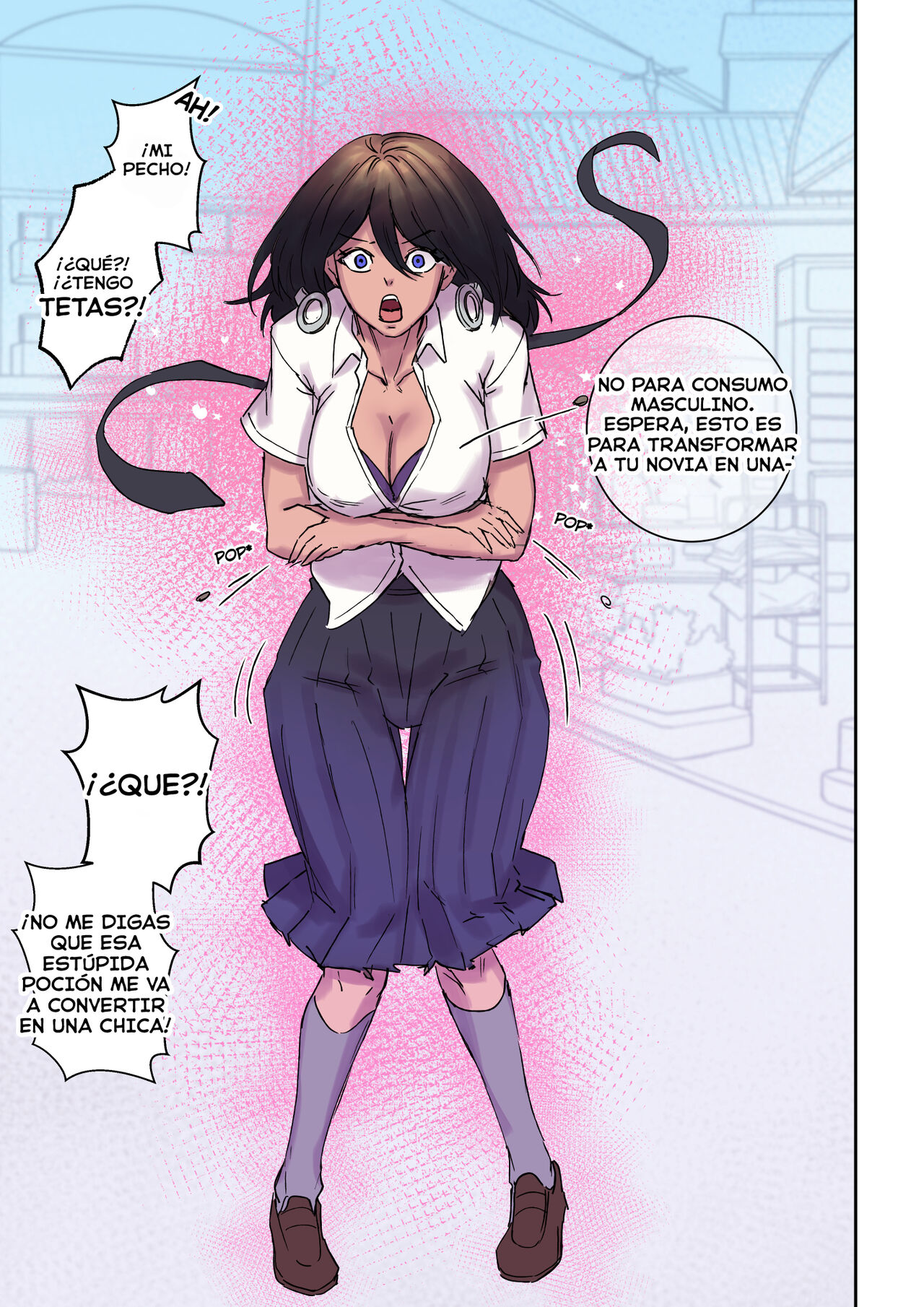 MY BEST FRIEND TURNED INTO A GAL GIRL AND WANTS ME TO FUCK HER page 6 full