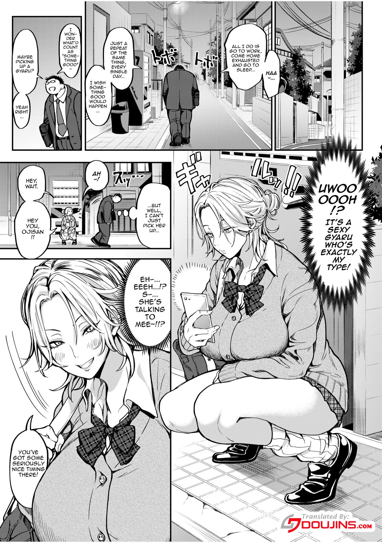 Oji-san, Tada de Namahame Ii yo... ~Iede Gal no Oshikake SEX~ | Old Man, You Can Stick It In Me Raw For Free... Forced Sex With A Runaway Girl page 3 full