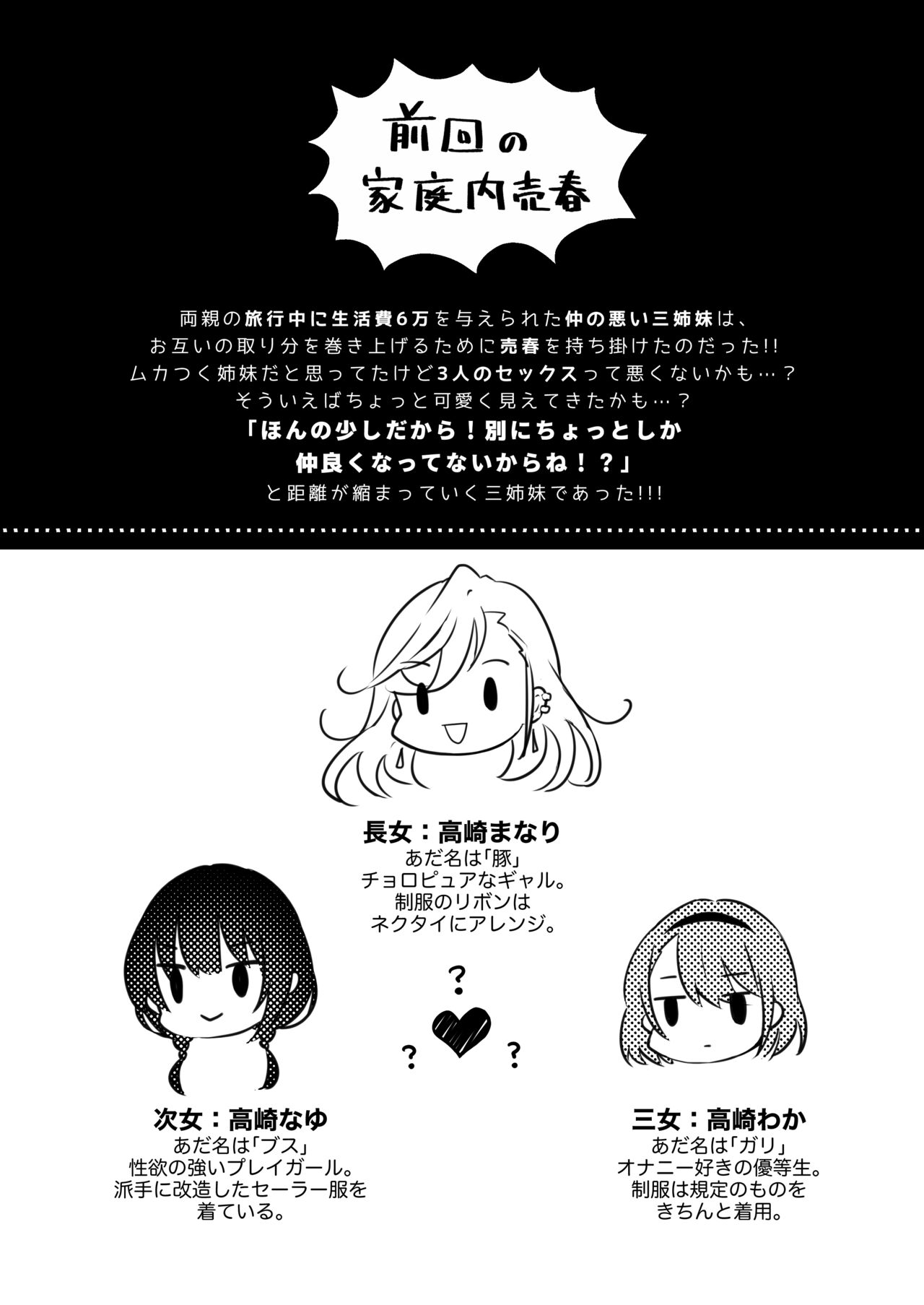 Kateinai Baishun 2 ~Okane wa Iranai, 3P ga Shitai!~ page 4 full