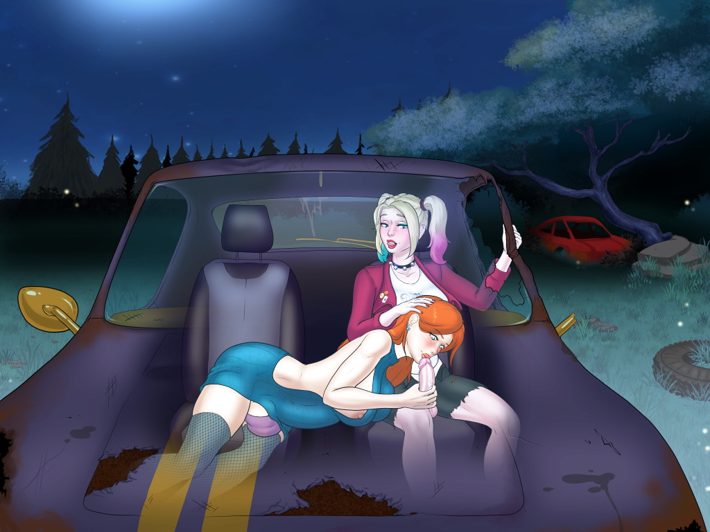FutaBox - Couple in the car page 3 full