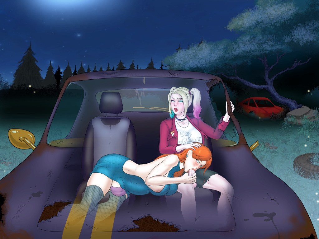 FutaBox - Couple in the car page 4 full