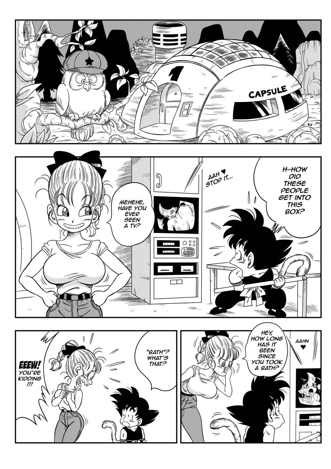 Dragon Ball: Episode 1 - Sex in the bath page 2 full