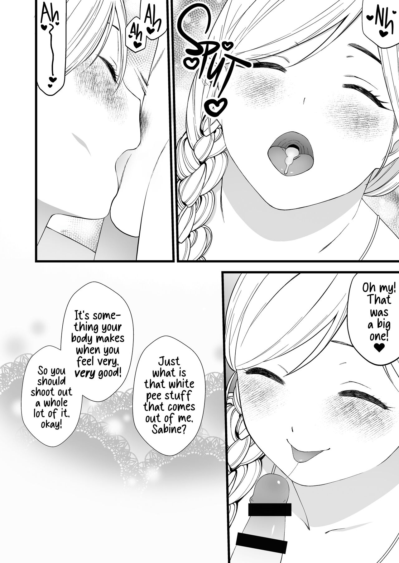 Seitsuu shita Futanari Loli ga Ookii Oneesan ni Ippai Shasei sasetemorau Hanashi page 10 full