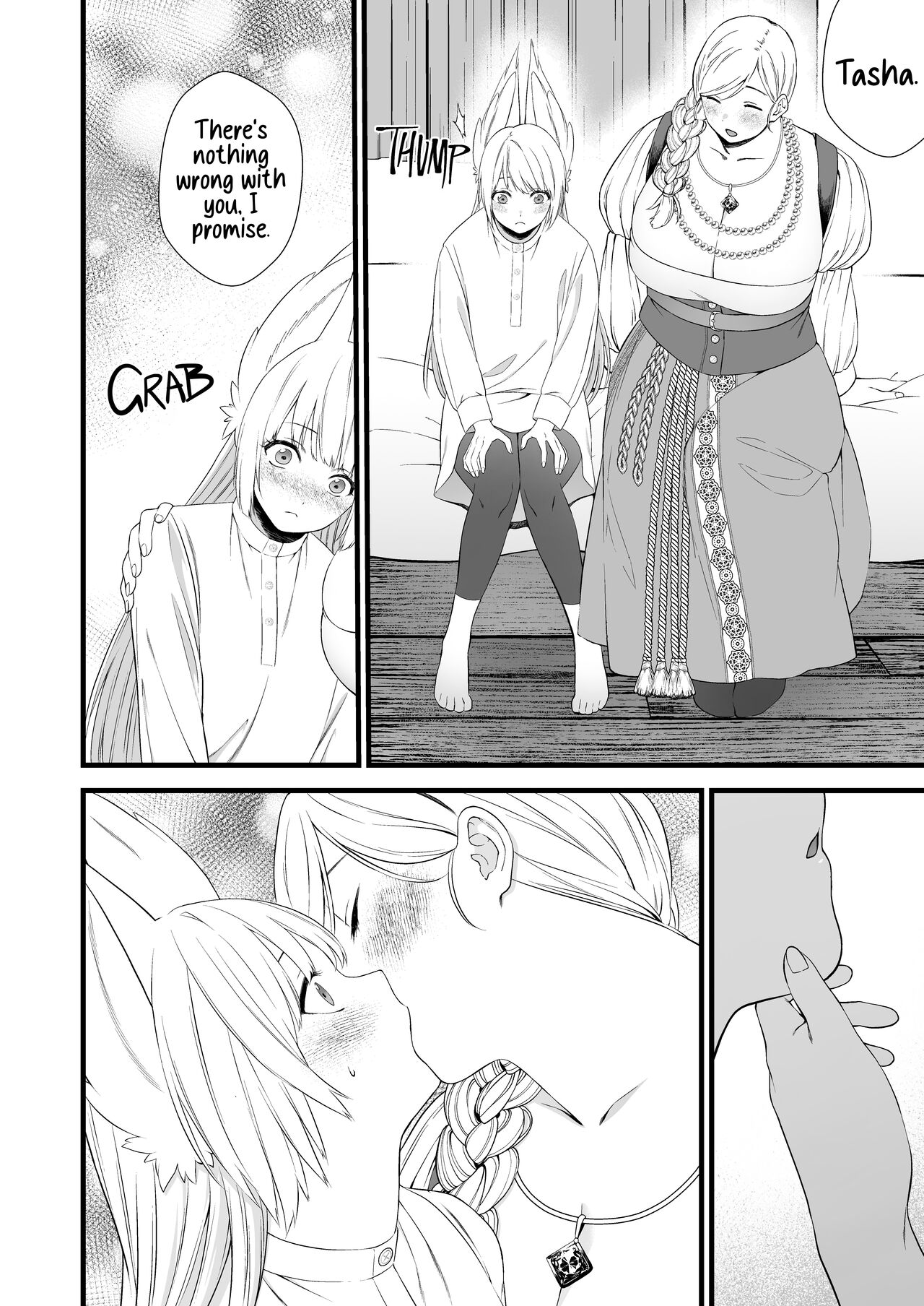 Seitsuu shita Futanari Loli ga Ookii Oneesan ni Ippai Shasei sasetemorau Hanashi page 6 full
