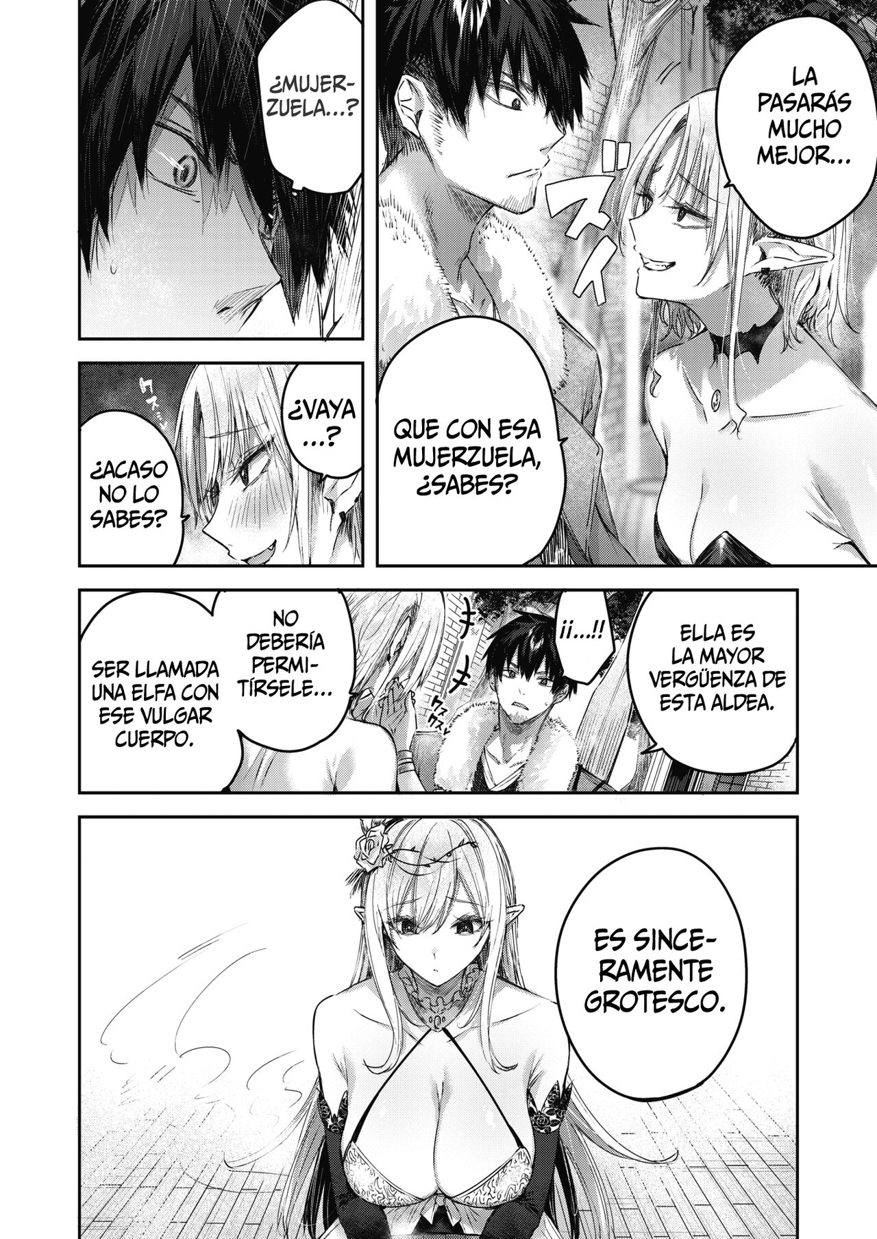 Dokushin Hunter no Deai wa Elf no Mori de Ch. 2 | El Encuentro de un Cazador Soltero en el Bosque Élfico Cap.2 page 5 full