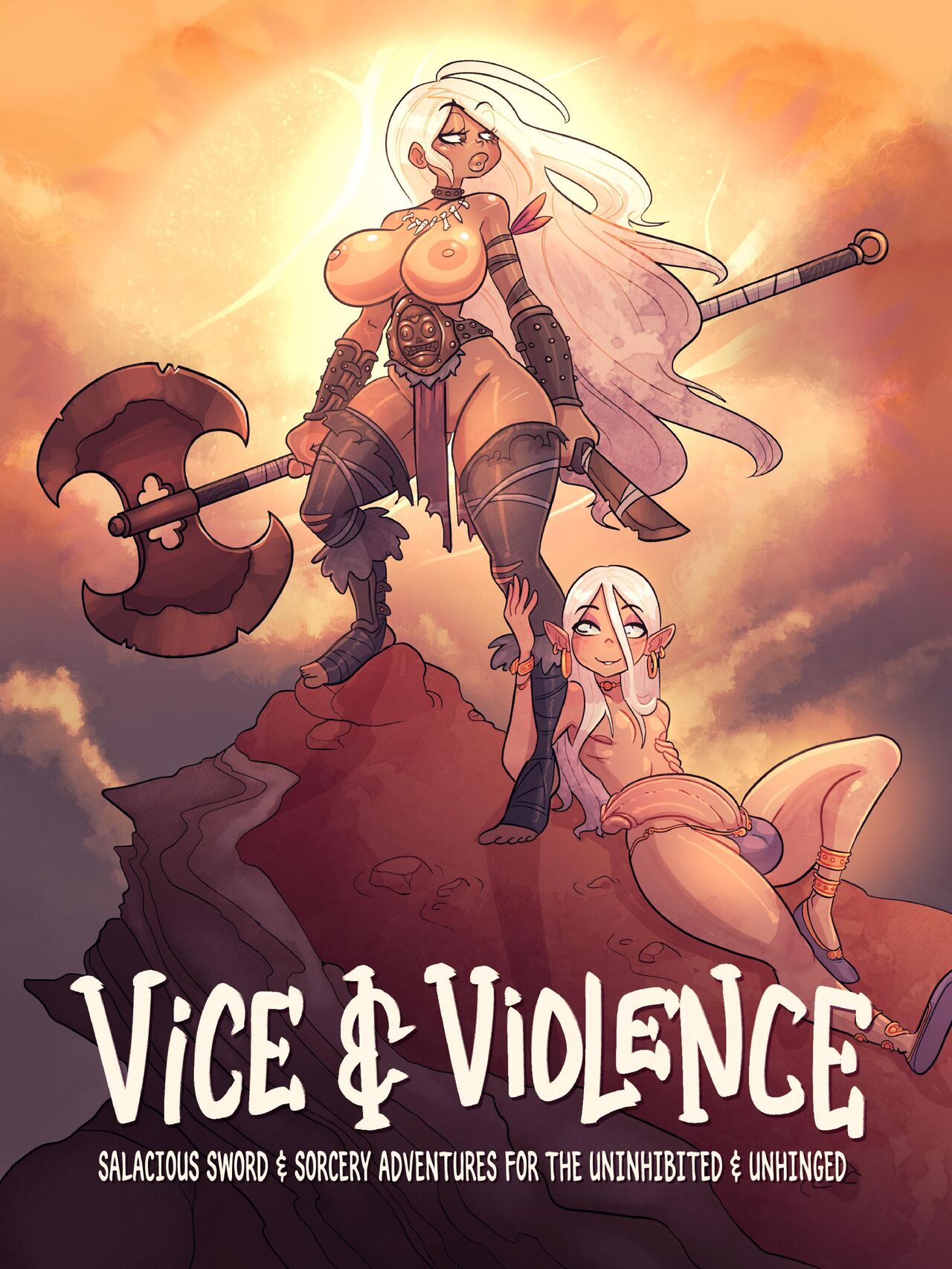 Vice &amp; Violence: Salacious Sword &amp; Sorcery Adventures for the Uninhibited &amp; Unhinged page 1 full