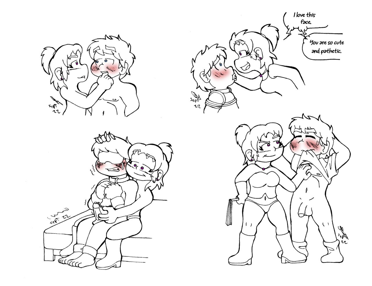 A sweet femdom and her submissives boys page 2 full