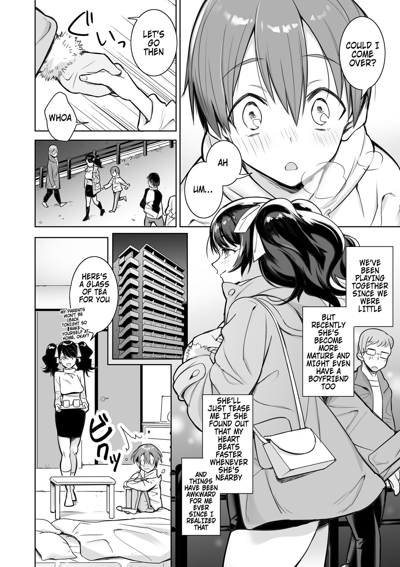 Osananajimi no Onee-chan ni Sasowarechau Hanashi | Being Propositioned By My Older Childhood Friend page 3 full