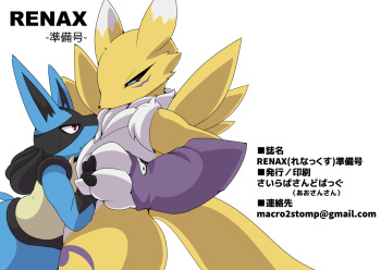 Renamon Dominates Lucario cover