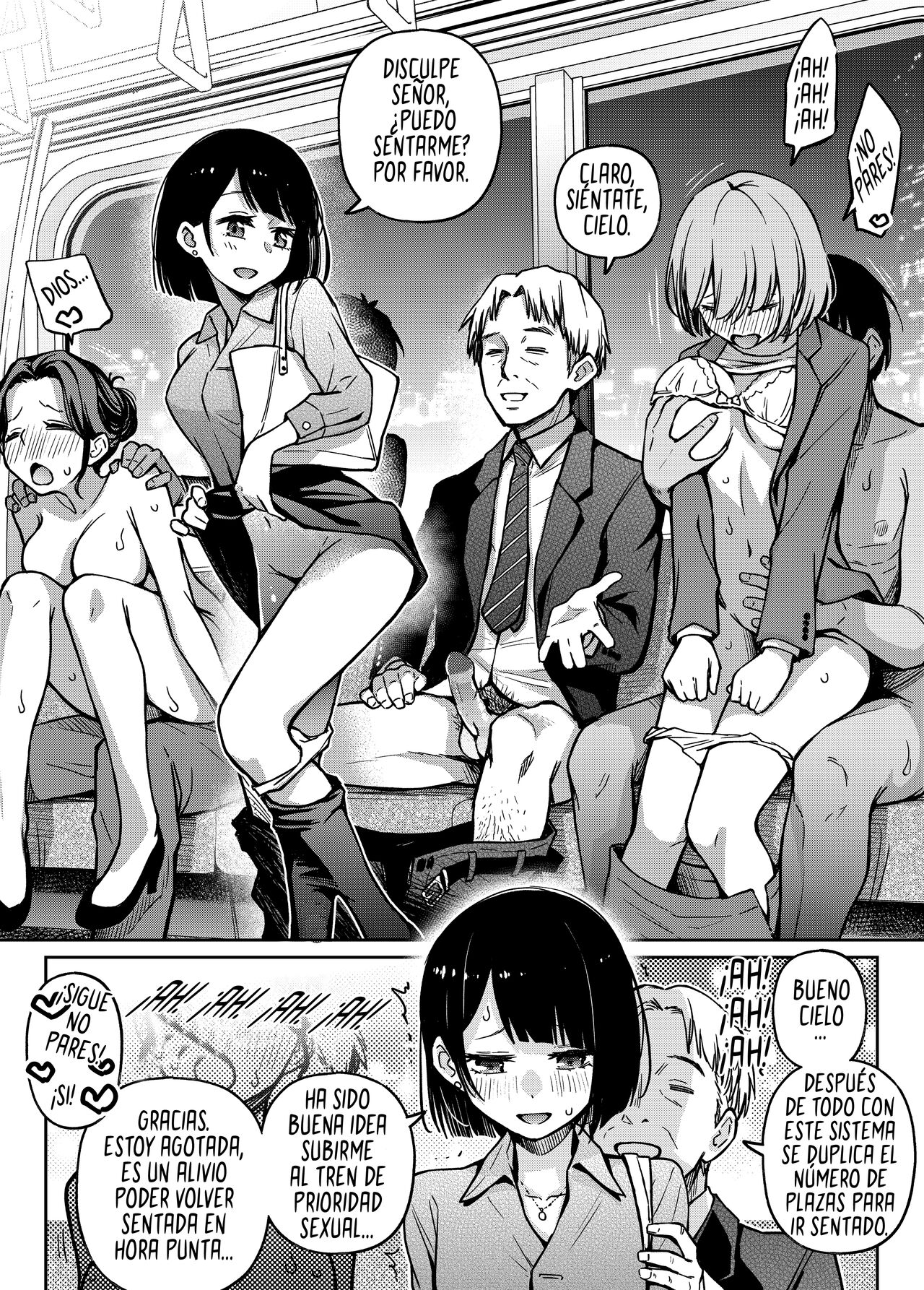 Tren de prioridad sexual, Sex Yuusen Sharyou | The Sex-Priority Train  4K page 2 full