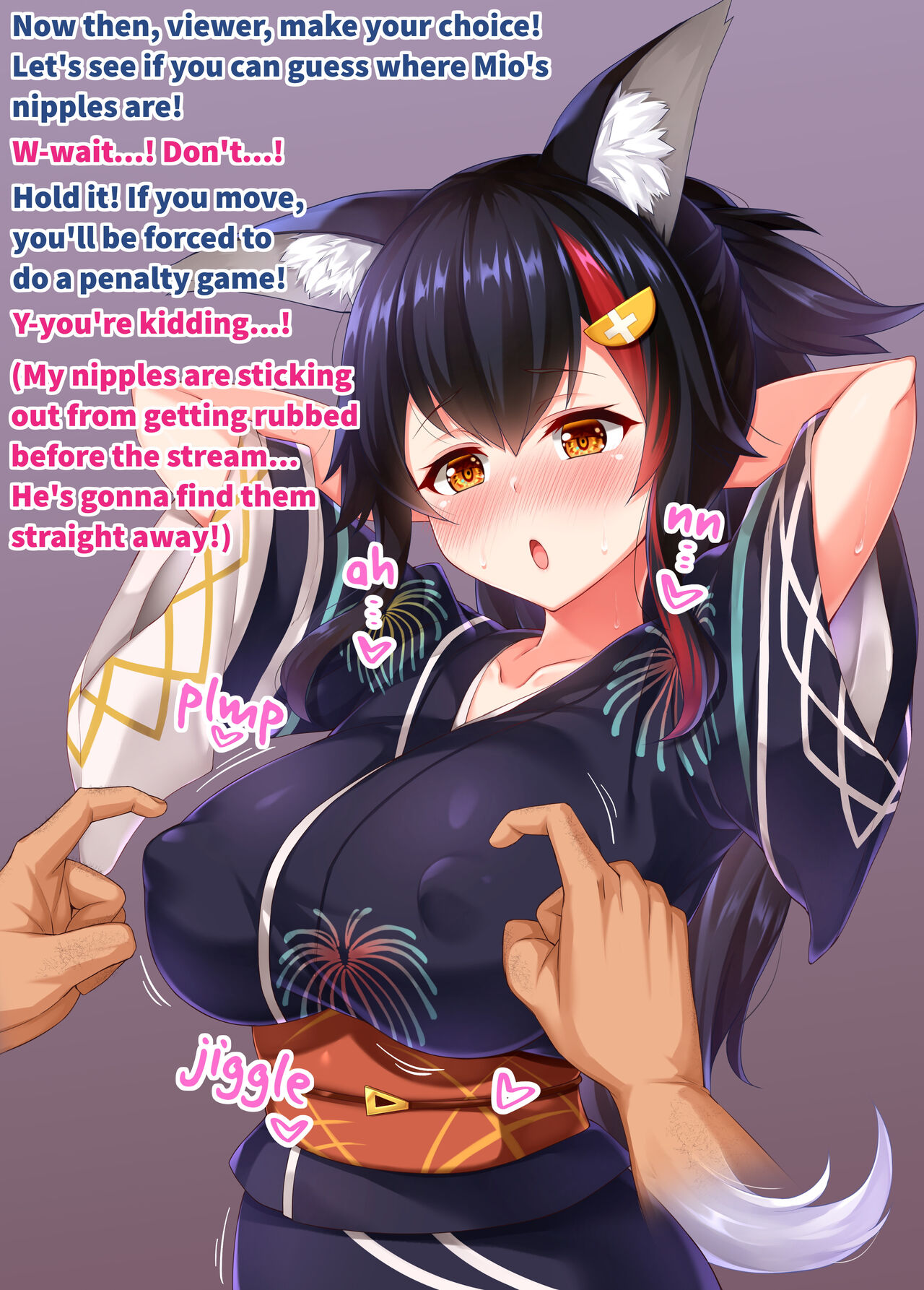 ミオしゃの浴衣おっぱいエッチ過ぎんか page 2 full