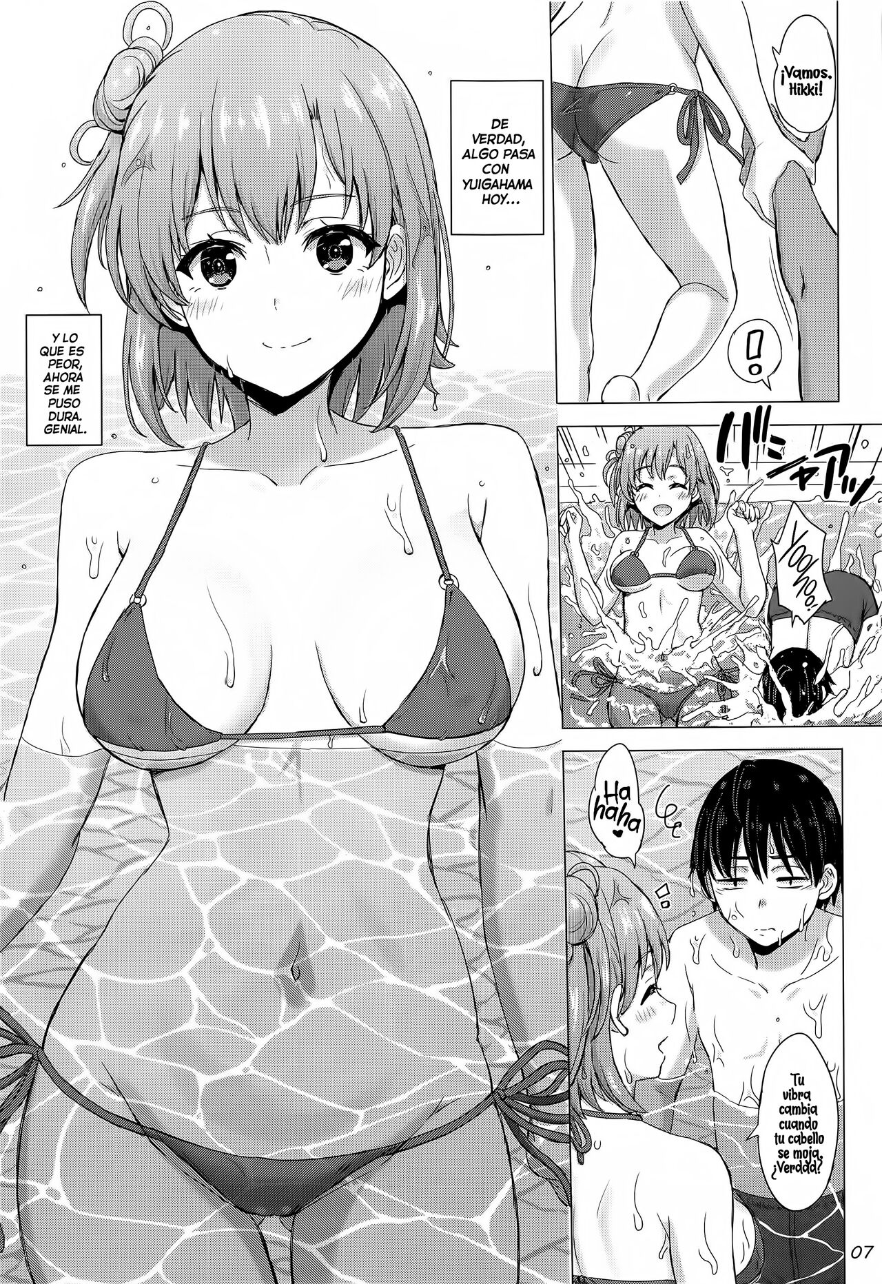 Jounetsuteki na Natsu no Resort o Yuigahama Oyako to. - Un Apasionante Resort de Verano con un Par de Yuigahamas. page 6 full