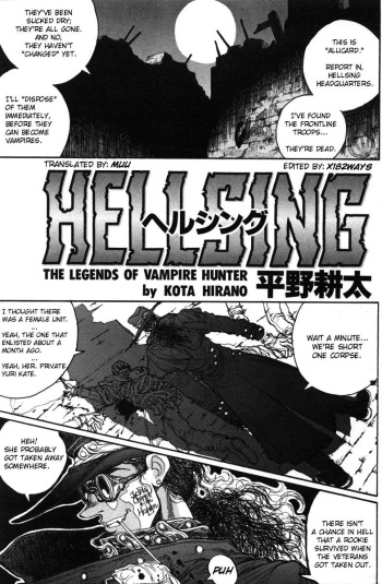 Hellsing. The Legends of a Vampire Hunter cover