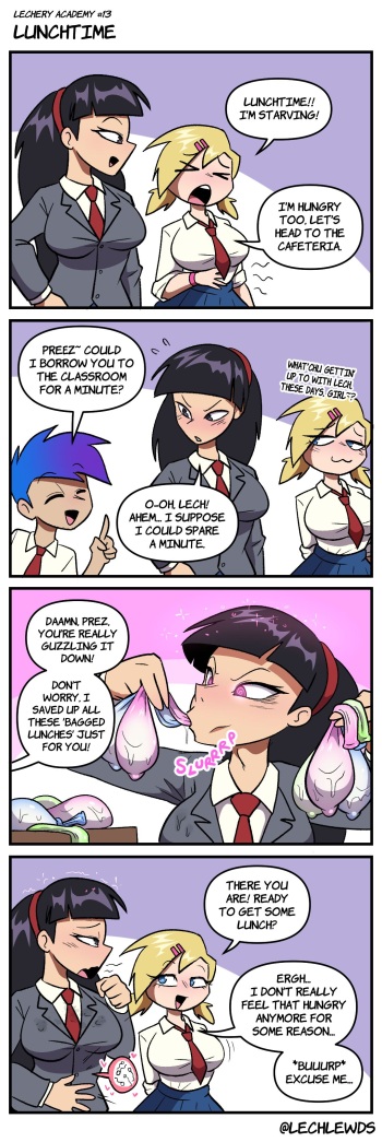 Lechery Academy #13: Lunchtime cover