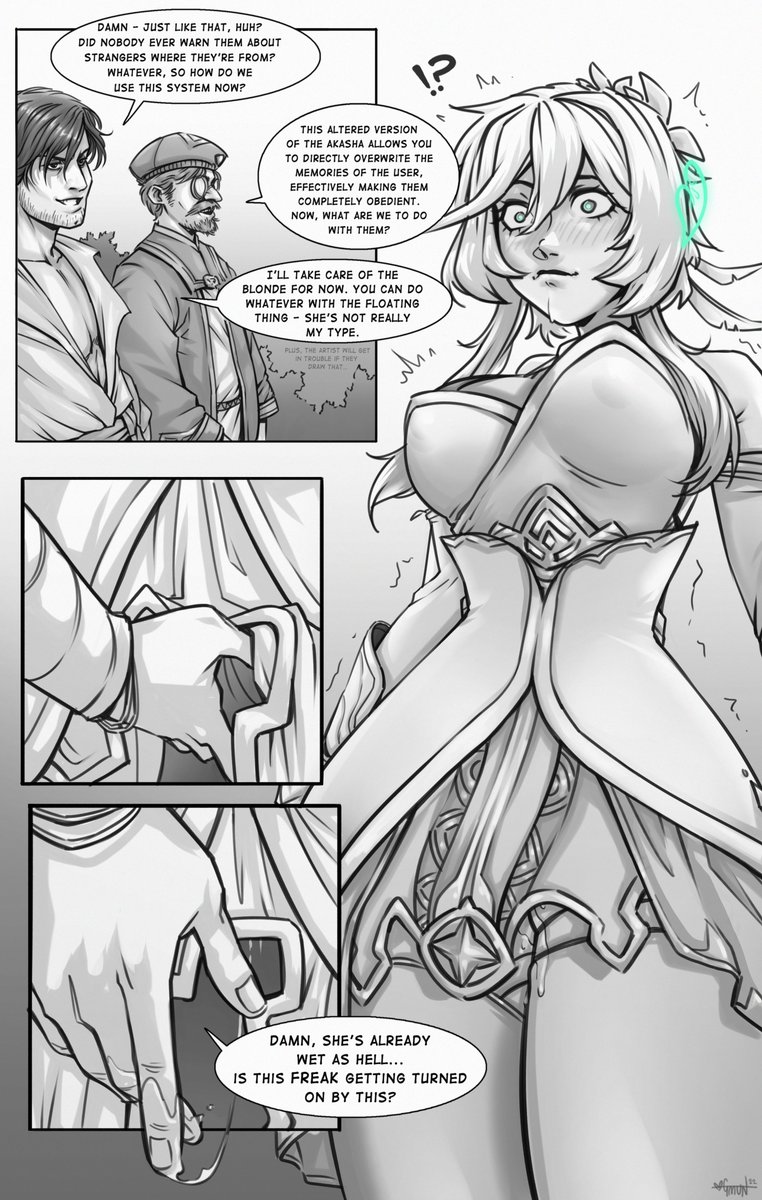 Lumine x Akasha Comic page 1 full