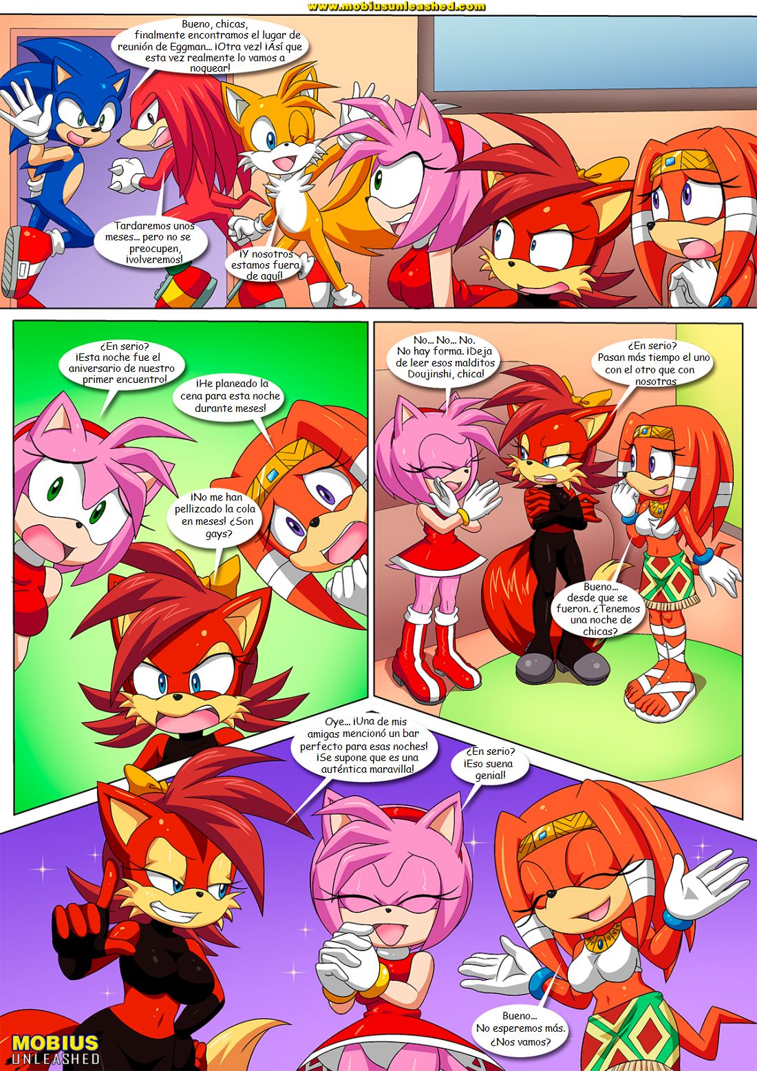 Sonically Sapphic Story page 2 full