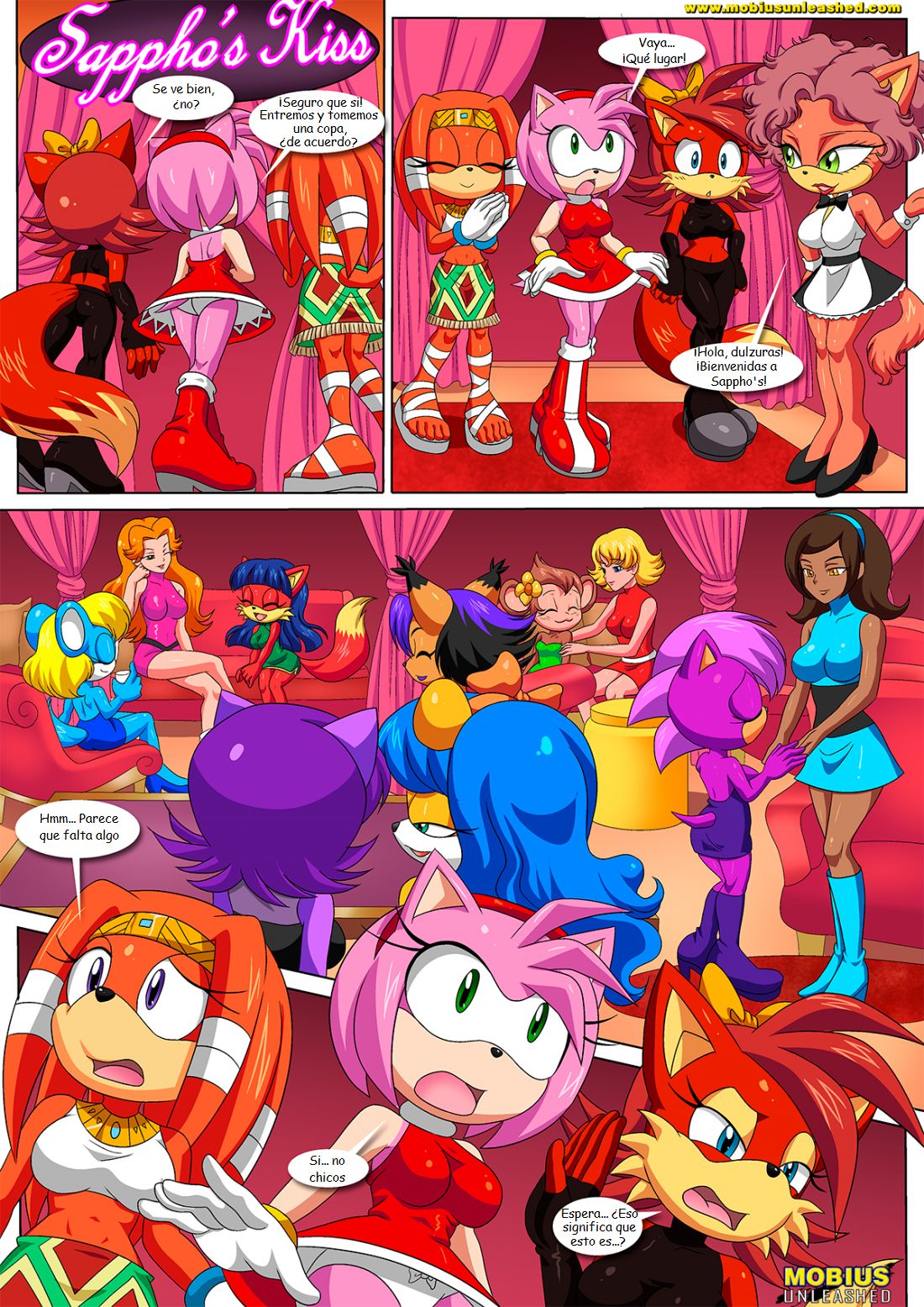 Sonically Sapphic Story page 3 full