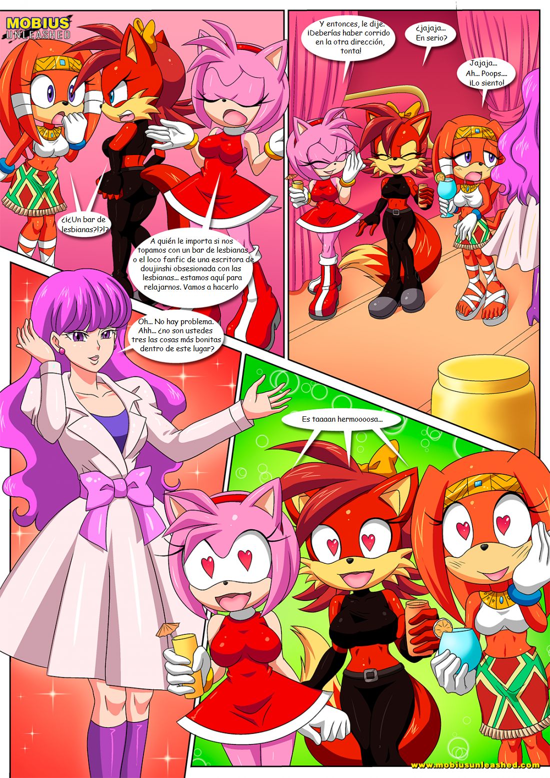 Sonically Sapphic Story page 4 full
