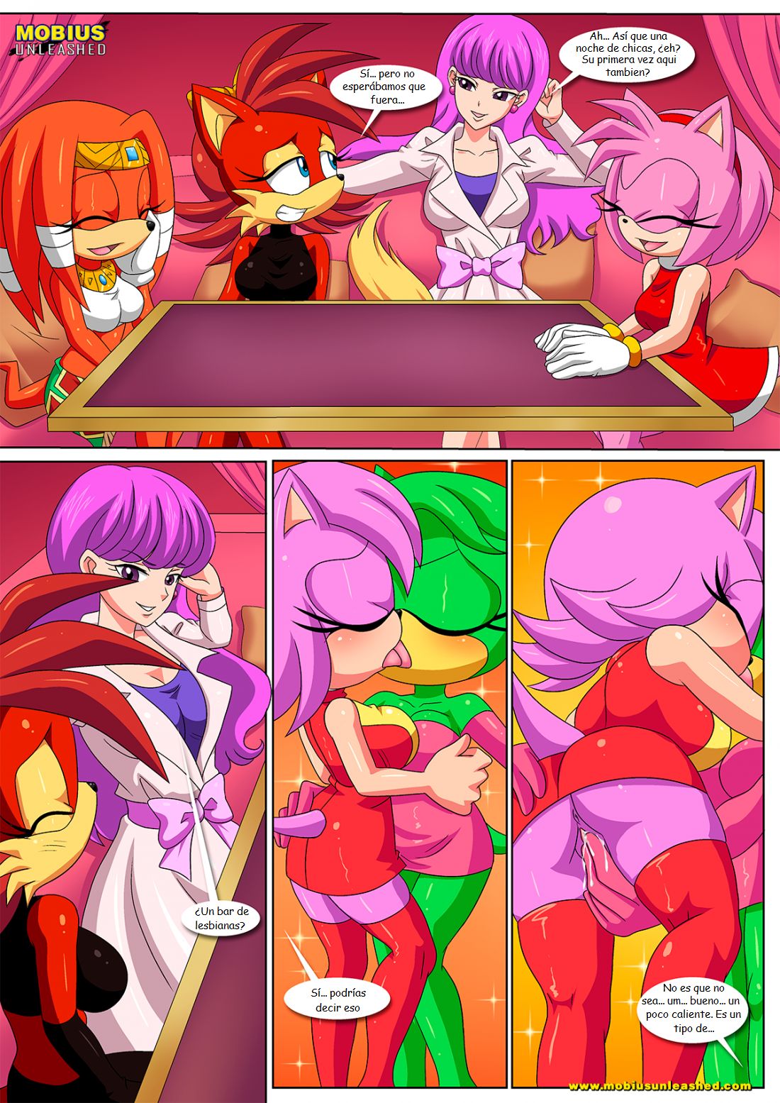 Sonically Sapphic Story page 5 full
