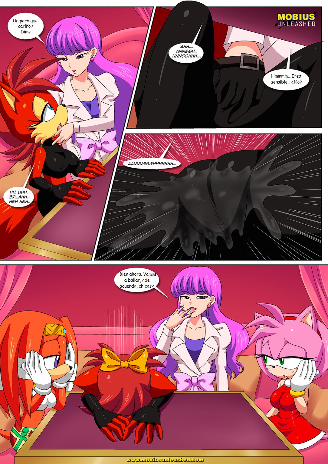 Sonically Sapphic Story page 6 full