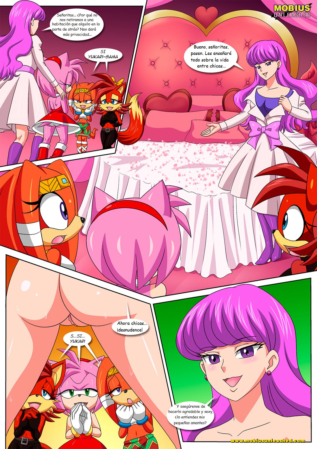 Sonically Sapphic Story page 8 full