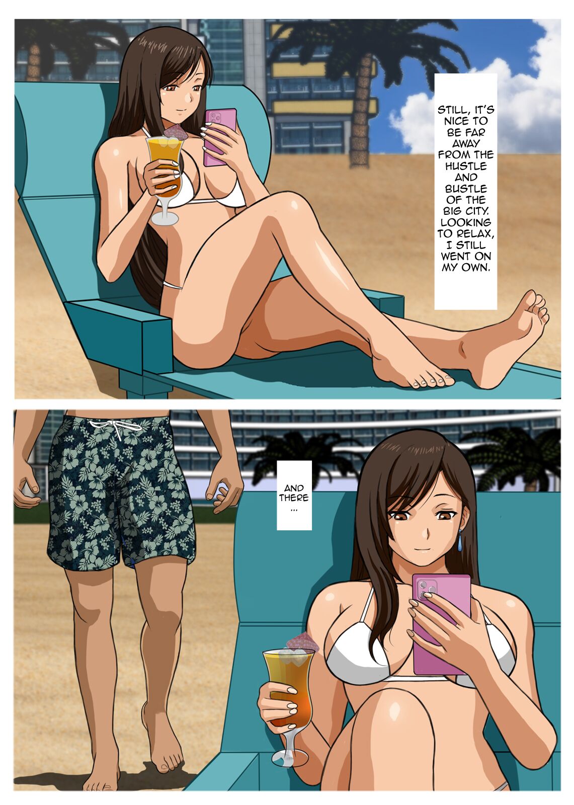 Hitotsuma Tifa o Nanpashite Chitsu ni Tappuri Nakadashishichatta Hanashi | The Story About How I Hit On Tifa the Housewife And Came Buckets Into Her Uterus page 4 full