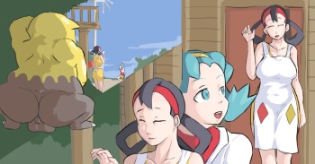 Drowzee x Johto Mom Comic cover