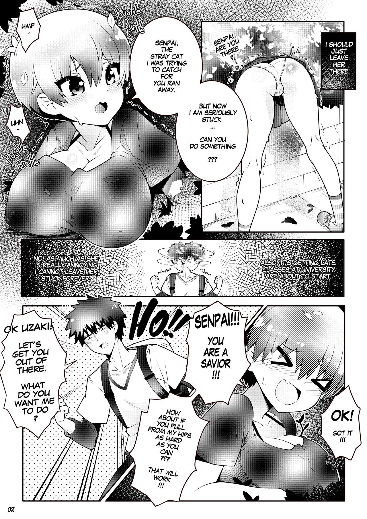 Stuck Together - Uzaki-chan - FANBOOK page 4 full