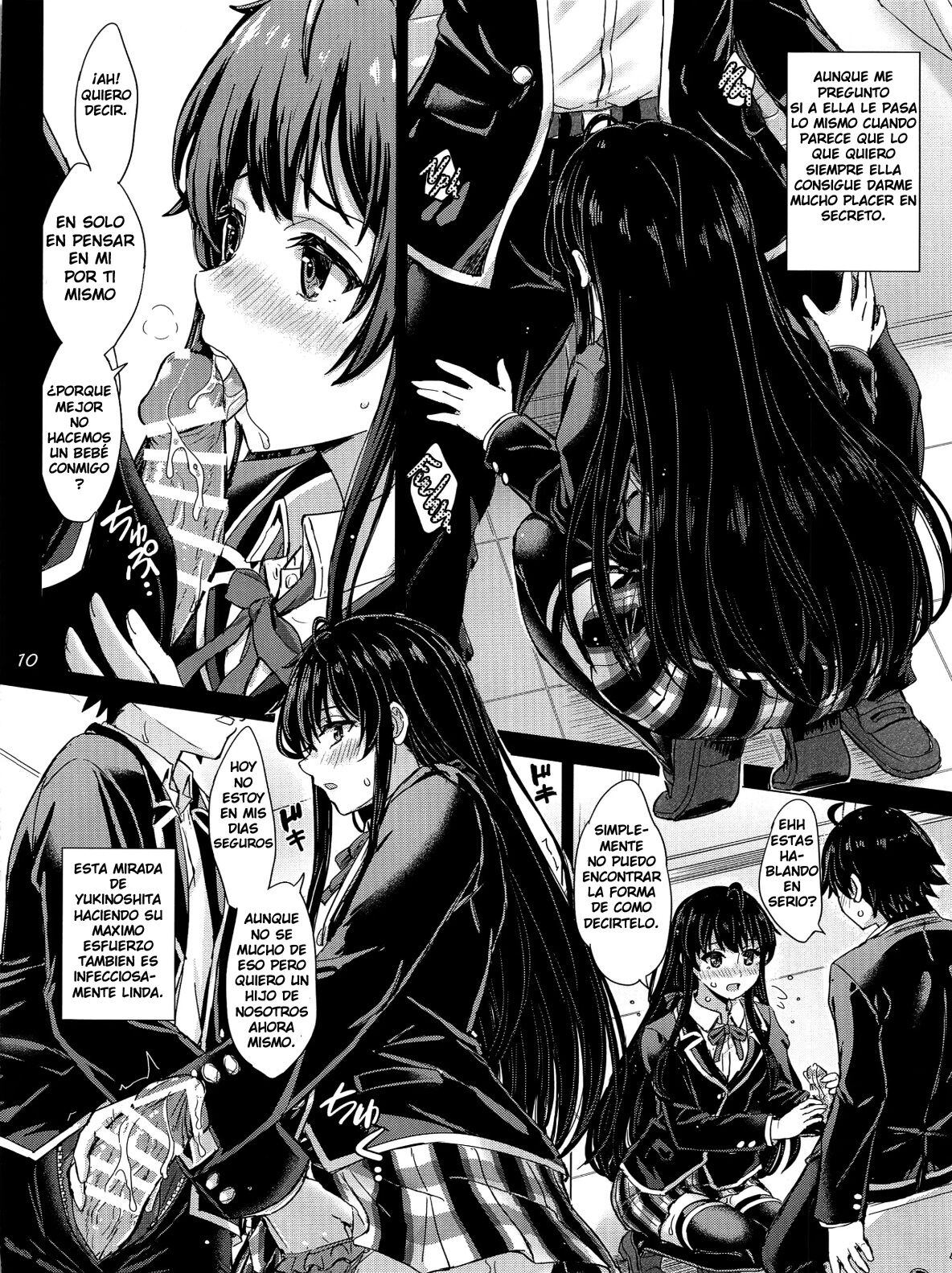 Yukinoshita Shimai to Iyarashii Futari no Himegoto. | The Naughty Secrets of the Yukinoshita Sisters. page 9 full