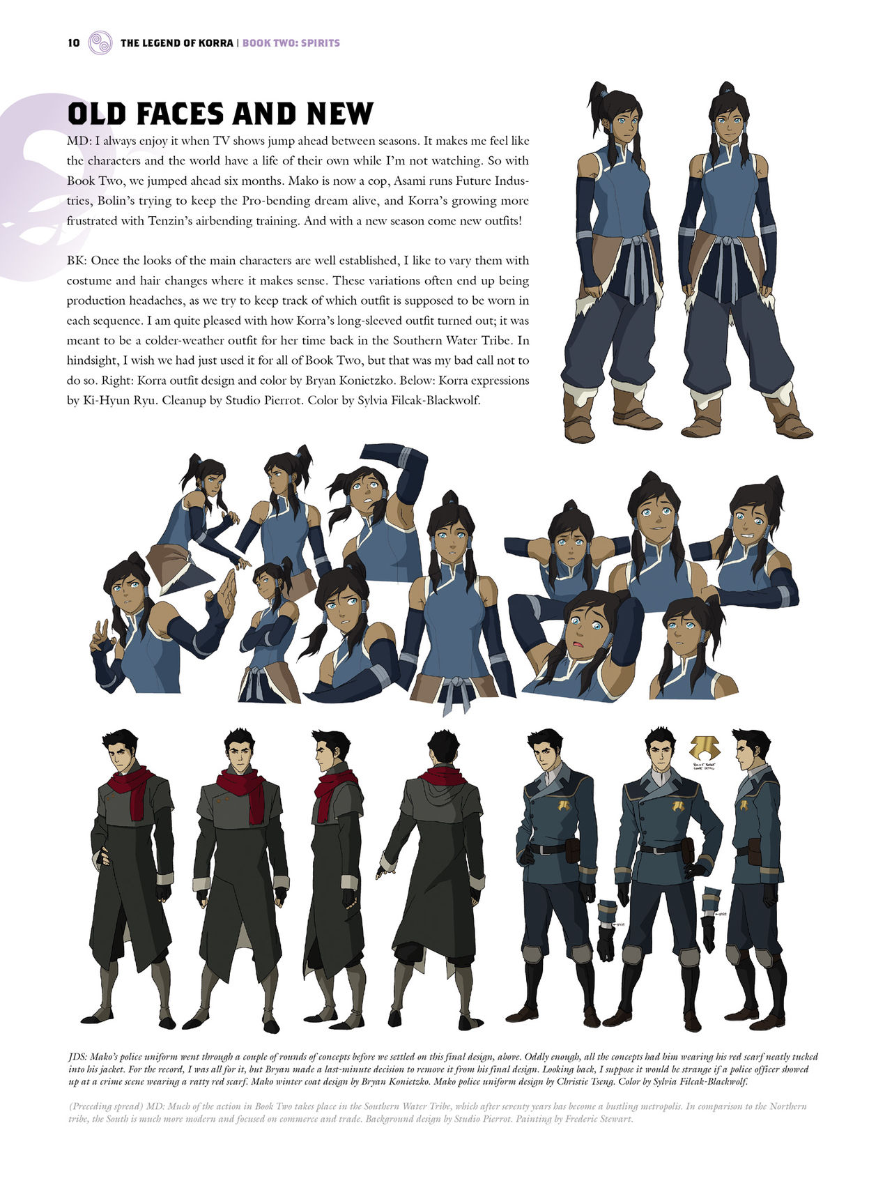 The Legend of Korra - The Art of the Animated Series - Book 02 - Spirits page 10 full