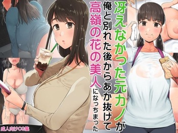 Saenakatta Motokano ga Ore to Wakareta Nochi kara Akanukete Takane no Hana no Bijin ni Nacchimatta cover
