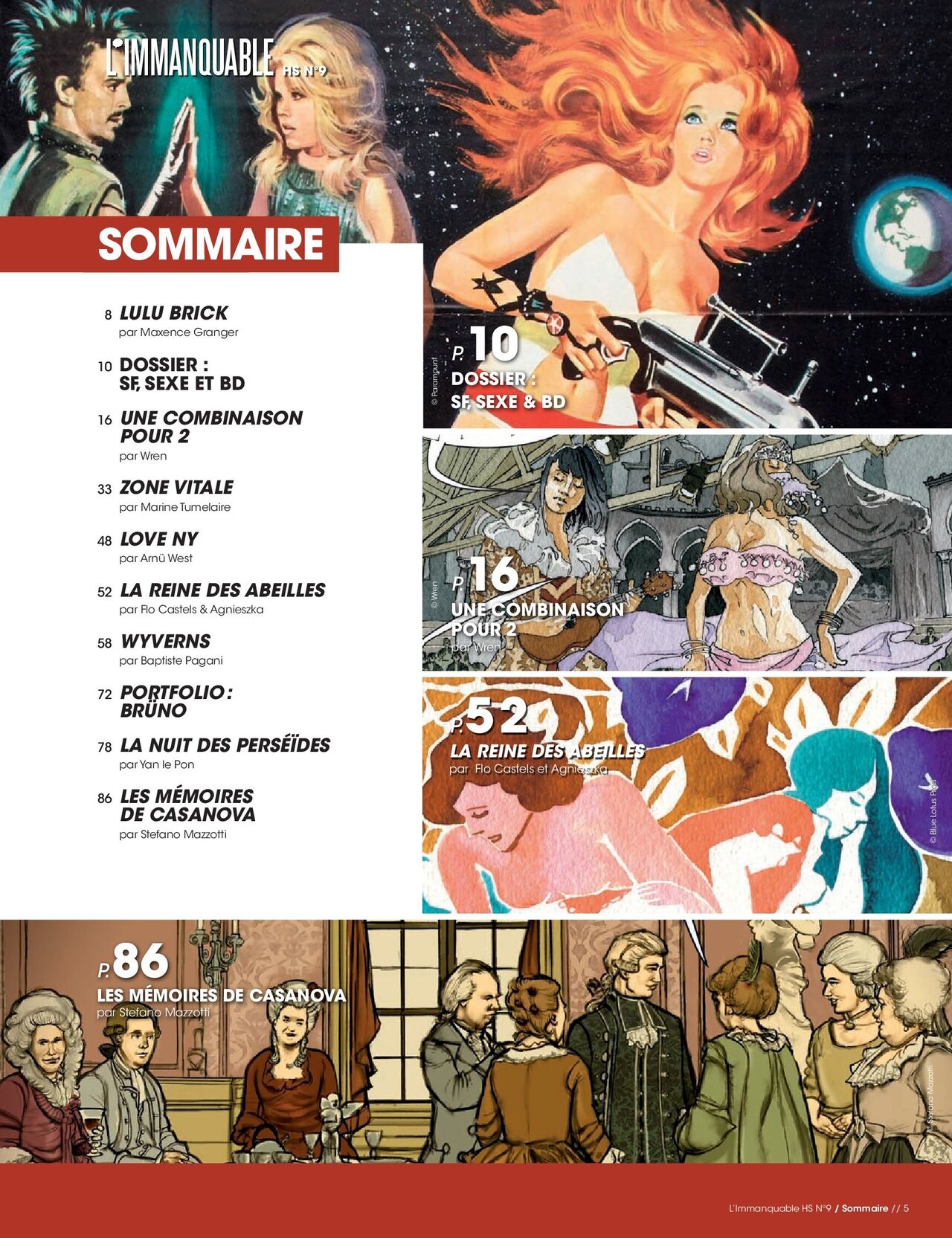 L'Immanquable H.S. Spécial Érotisme N°09 - Dossier SF page 5 full