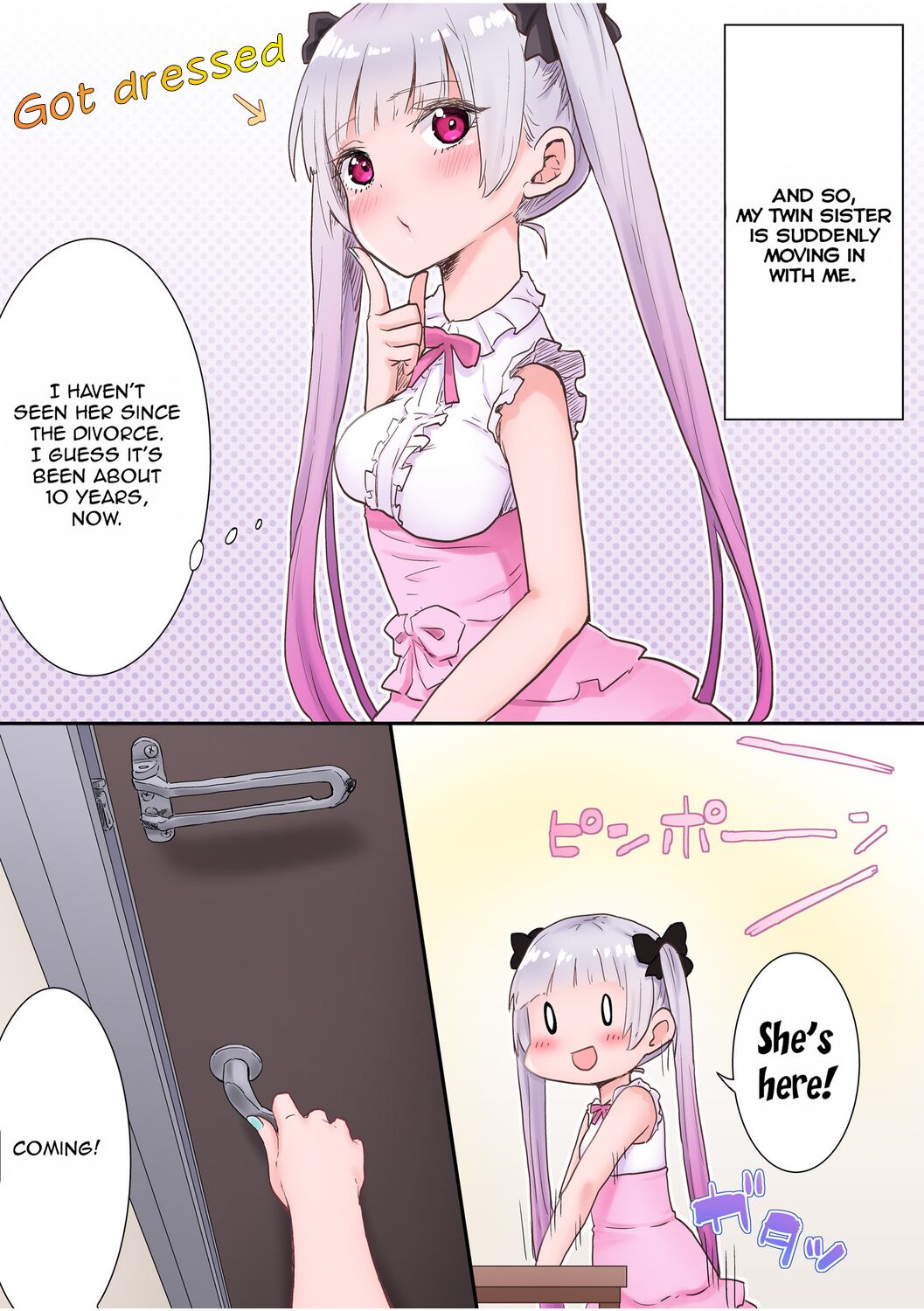 Futago Shimai-chan no Yuri Seikatsu  | Twin Sisters' Yuri Life page 8 full