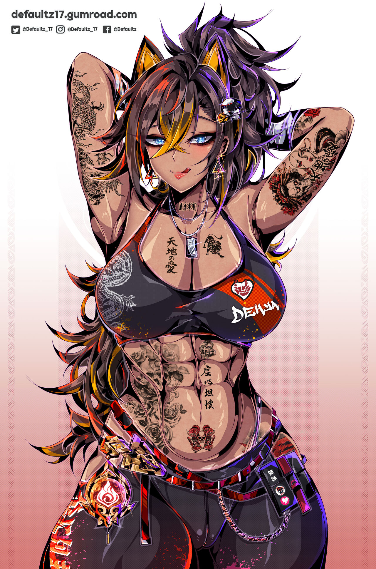 2023 Dehya Genshin Impact Gumroad Rewards page 3 full