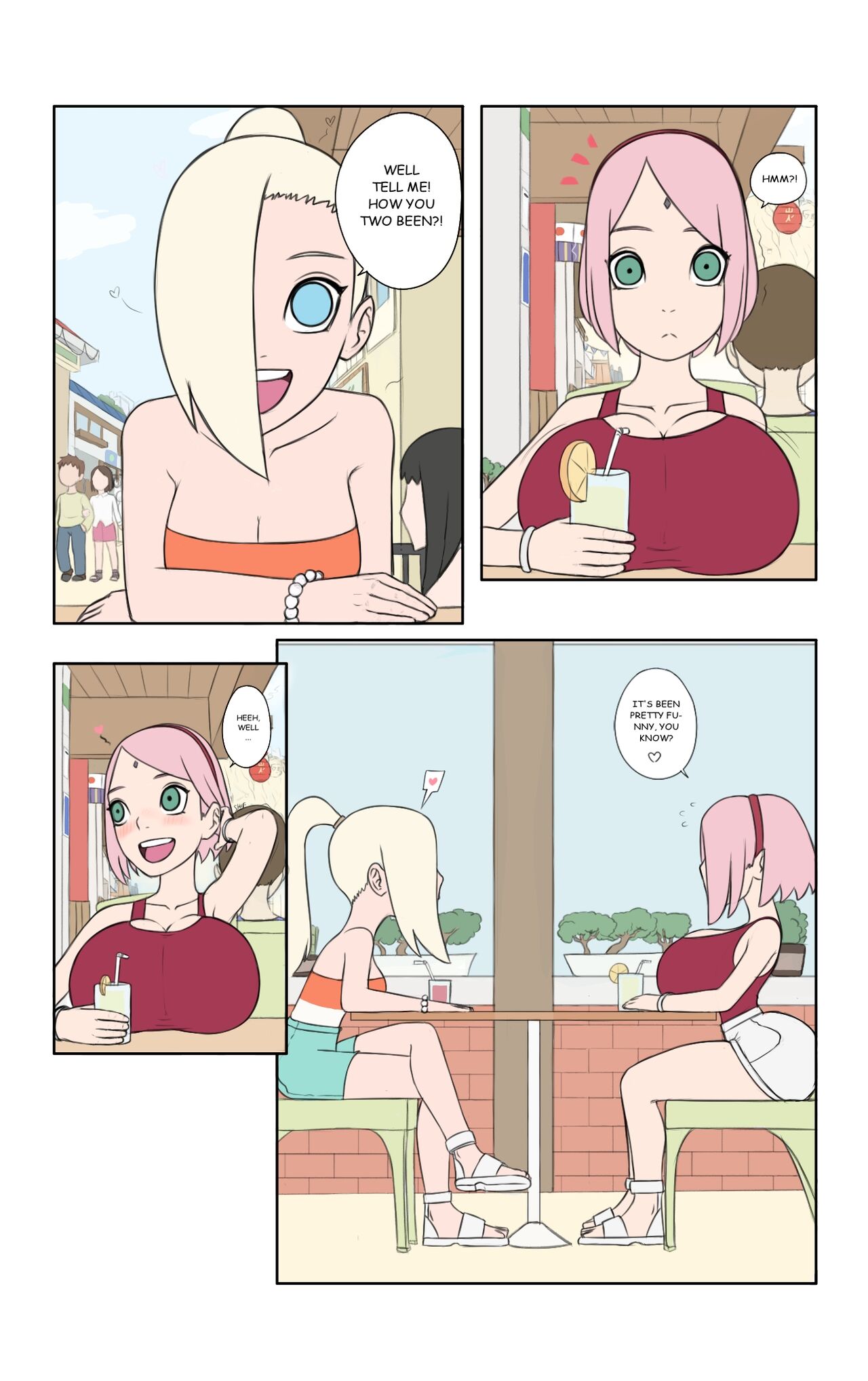 Hot days in Konoha 2  - English - Ongoing page 1 full