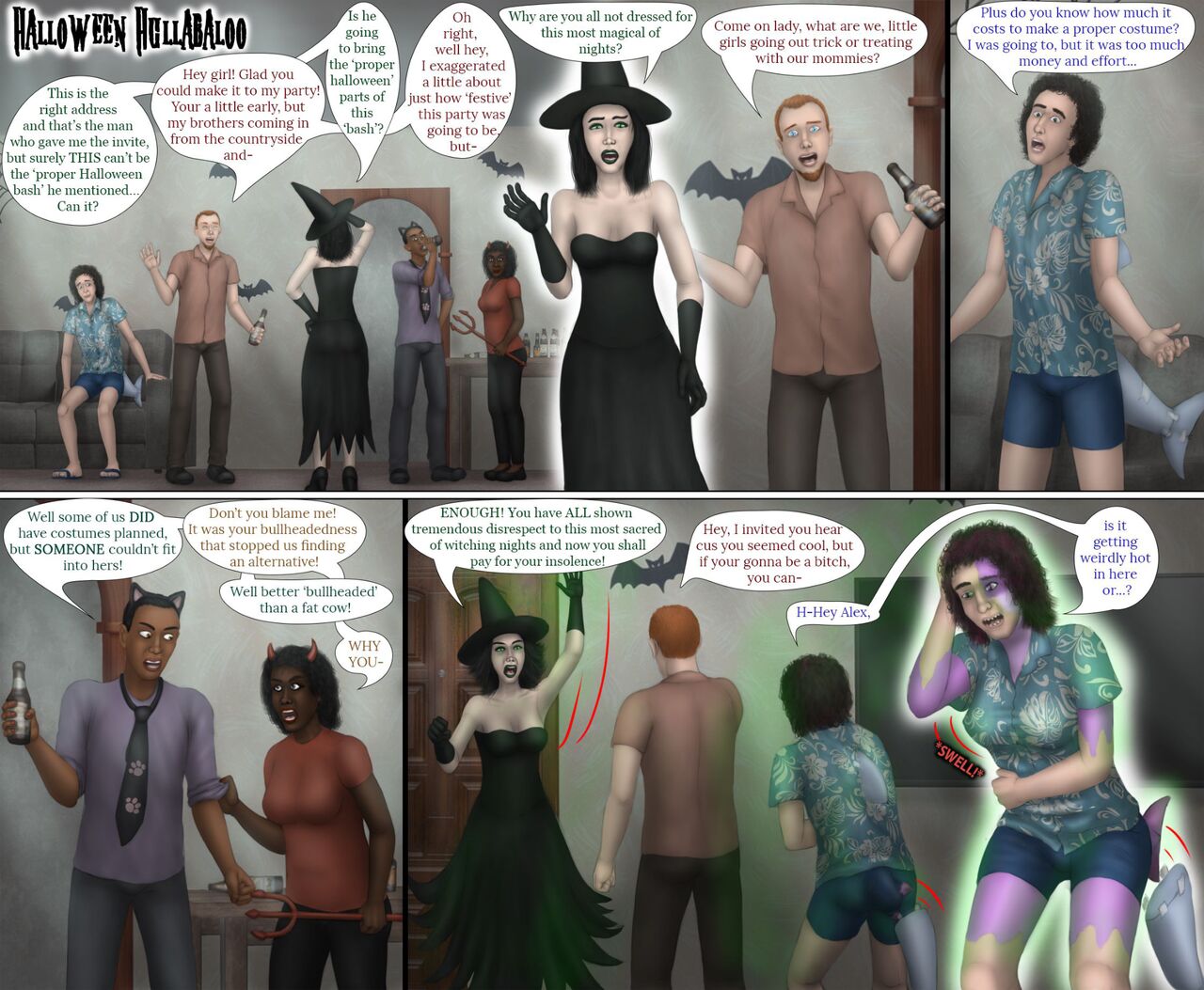 Halloween Hullabaloo page 1 full
