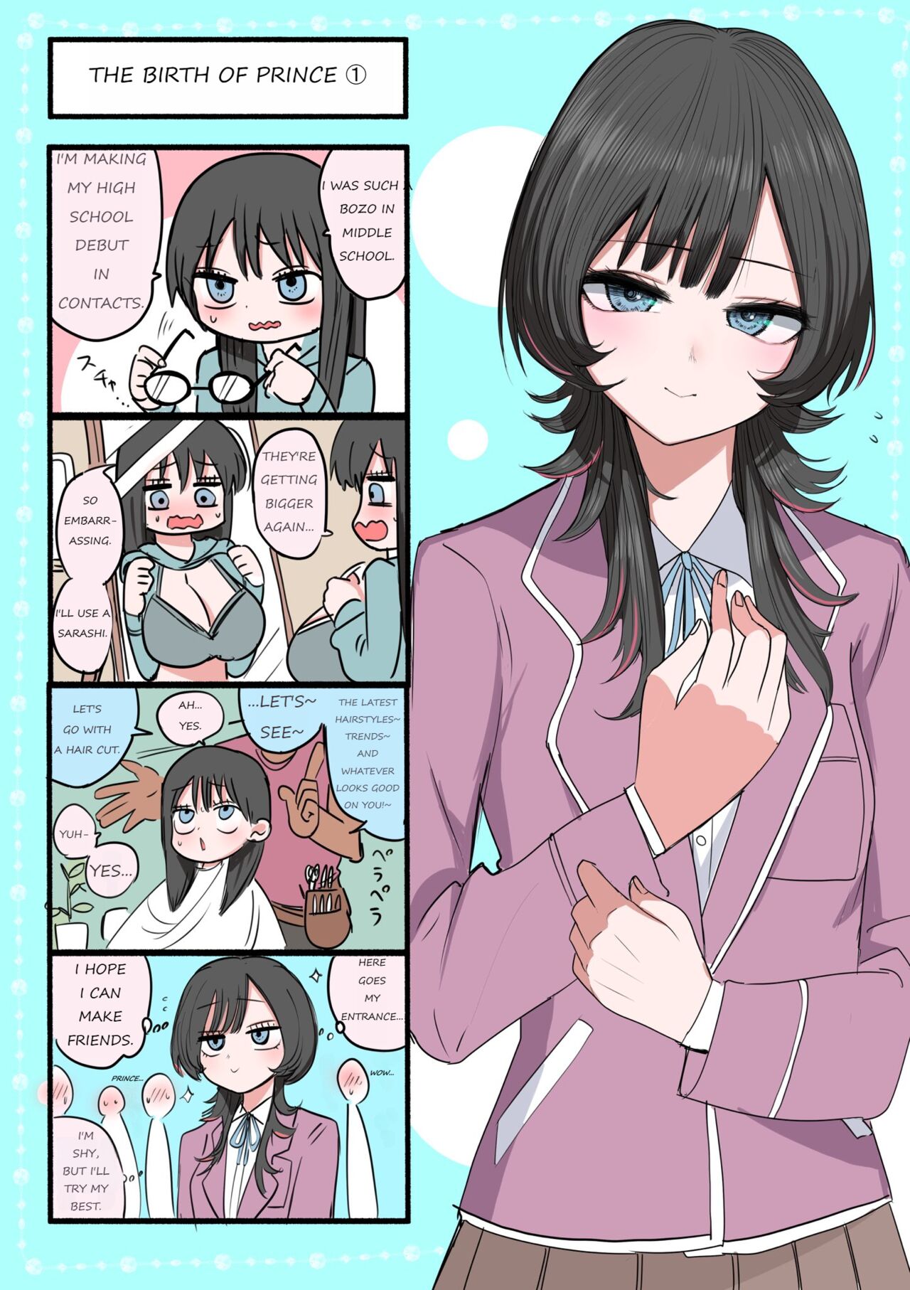Sotobenkei no Ouji-sama + Yarashii Kuuki ni naru kyoudai | A Prince Who Acts Cool Outside but Timid at Home + Siblings In A Naughty Mood page 7 full