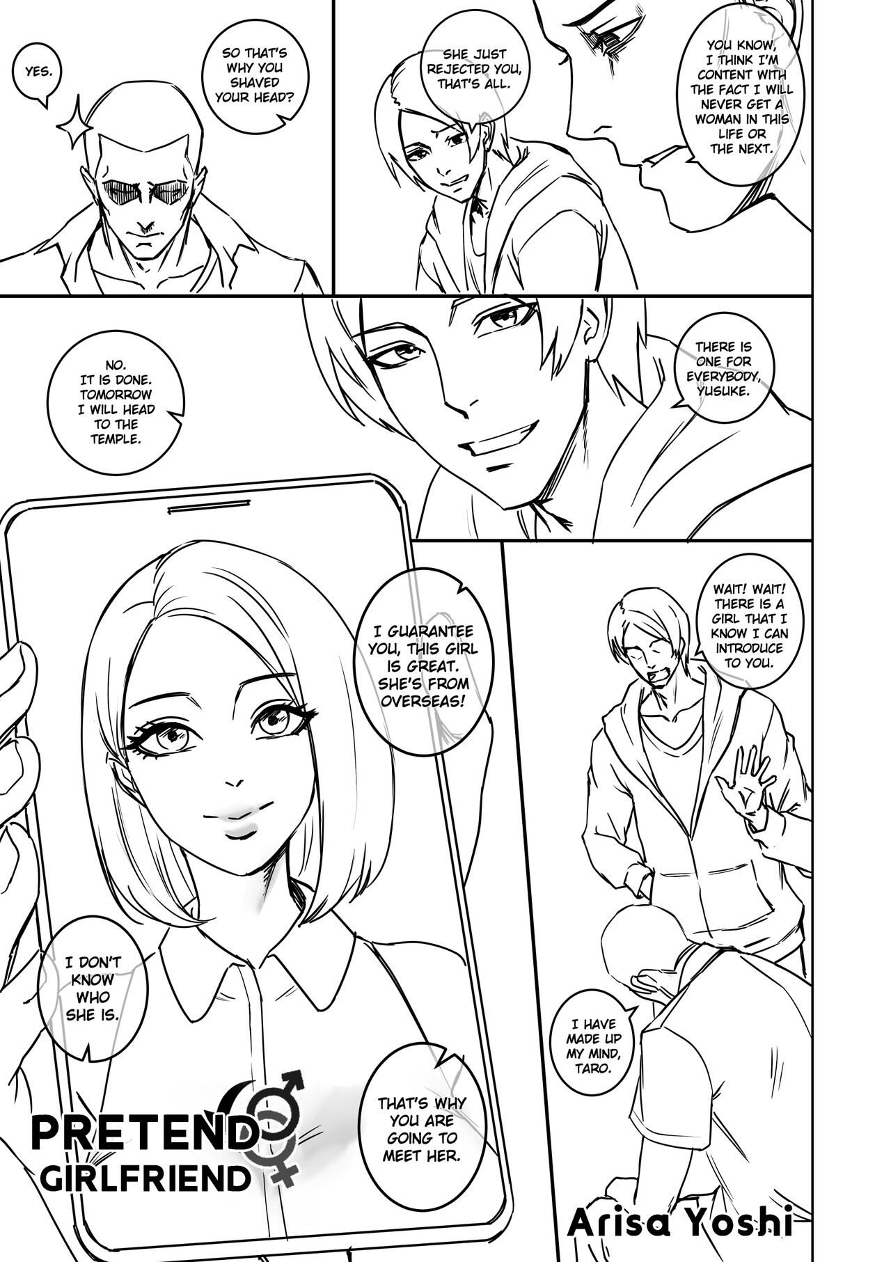 Pretend Girlfriend page 1 full
