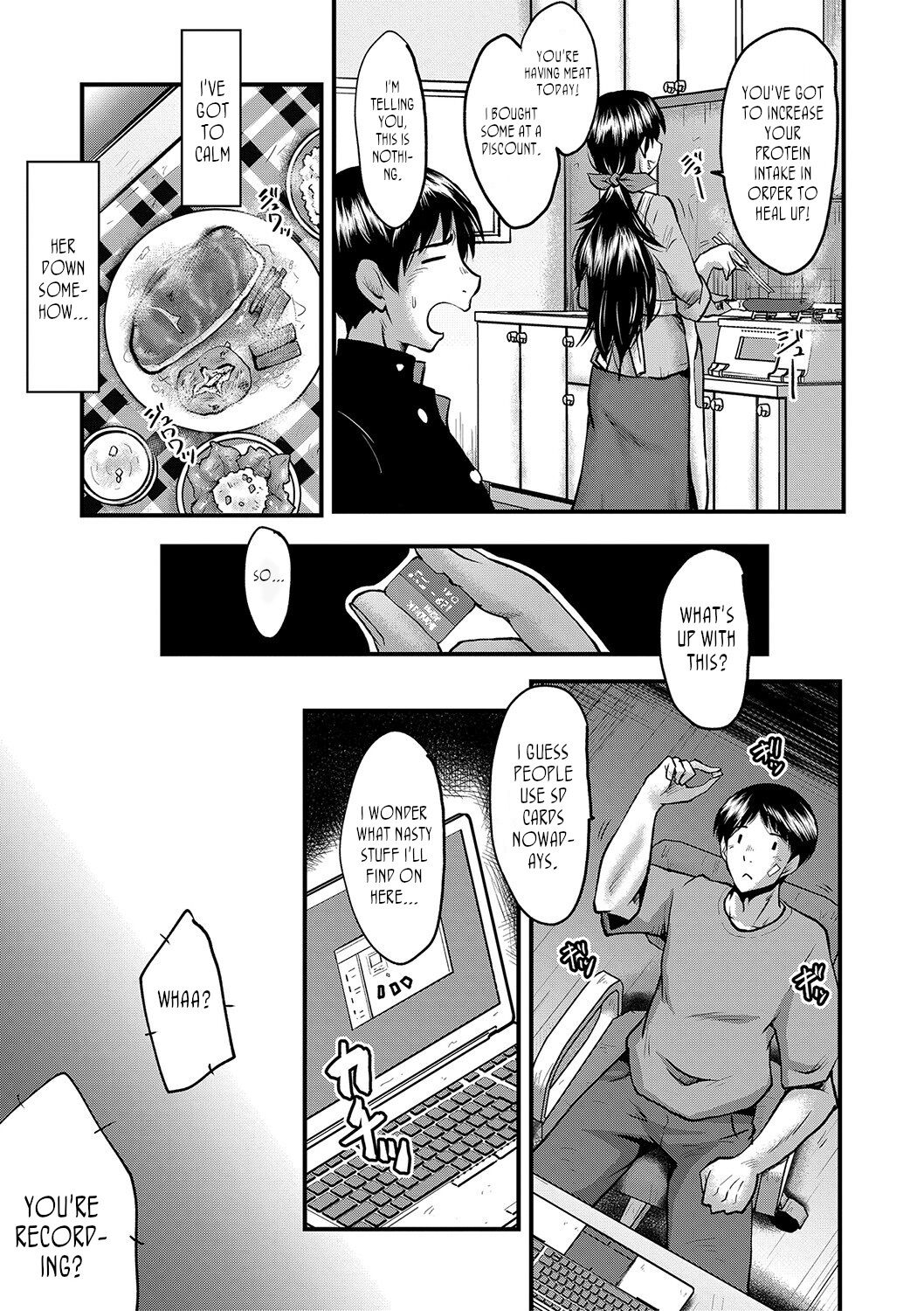 Tomodachi, Osananajimi mo Kaa-san mo Netorareru, Sono 1 | My friend stole away both my childhood friend and my mother, Part 1 page 7 full