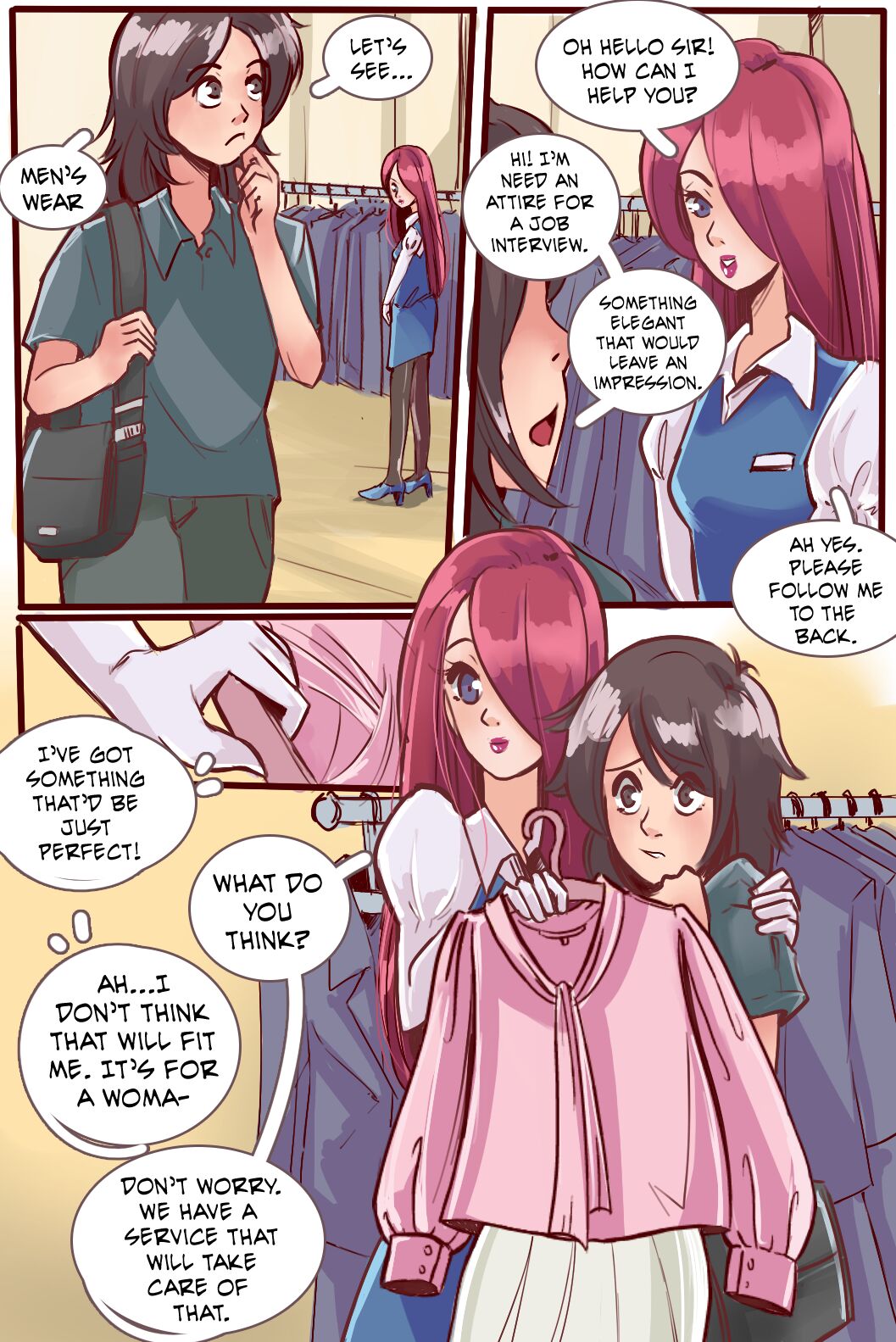 Job Interview page 1 full