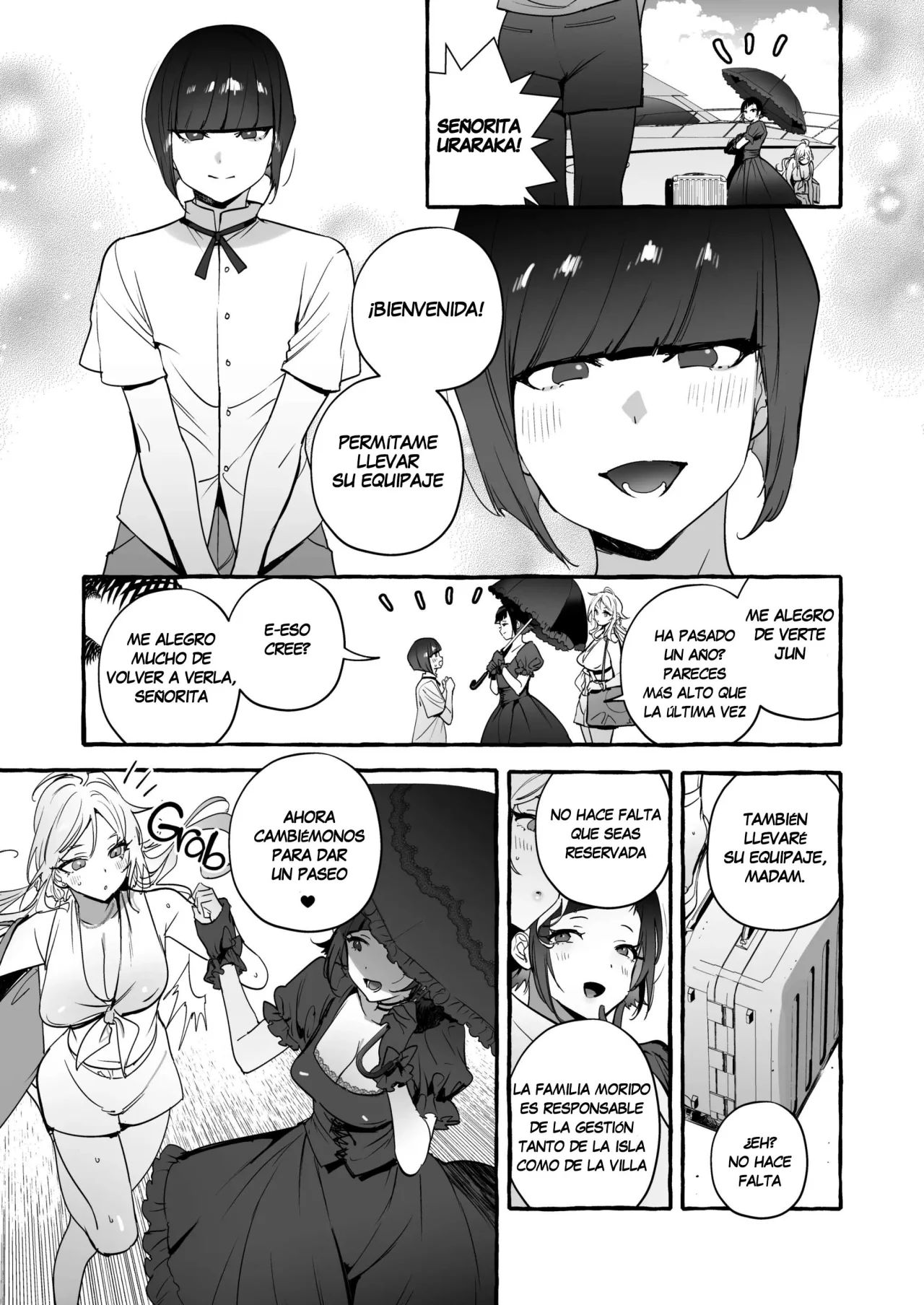Futanari-san to Nonke-san Vacance Hen page 4 full