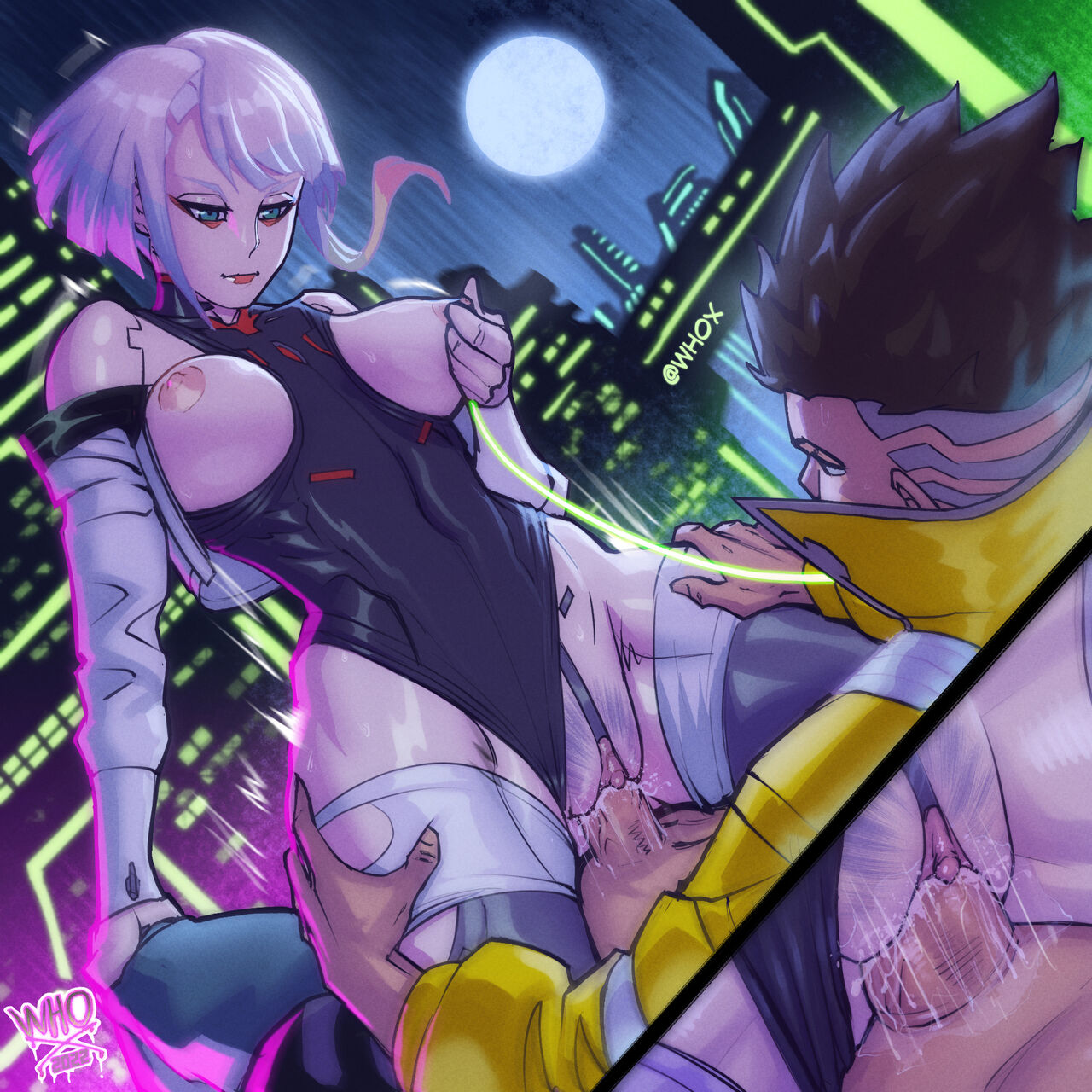 Cyberpunk: Edgerunners - David and Gals page 1 full