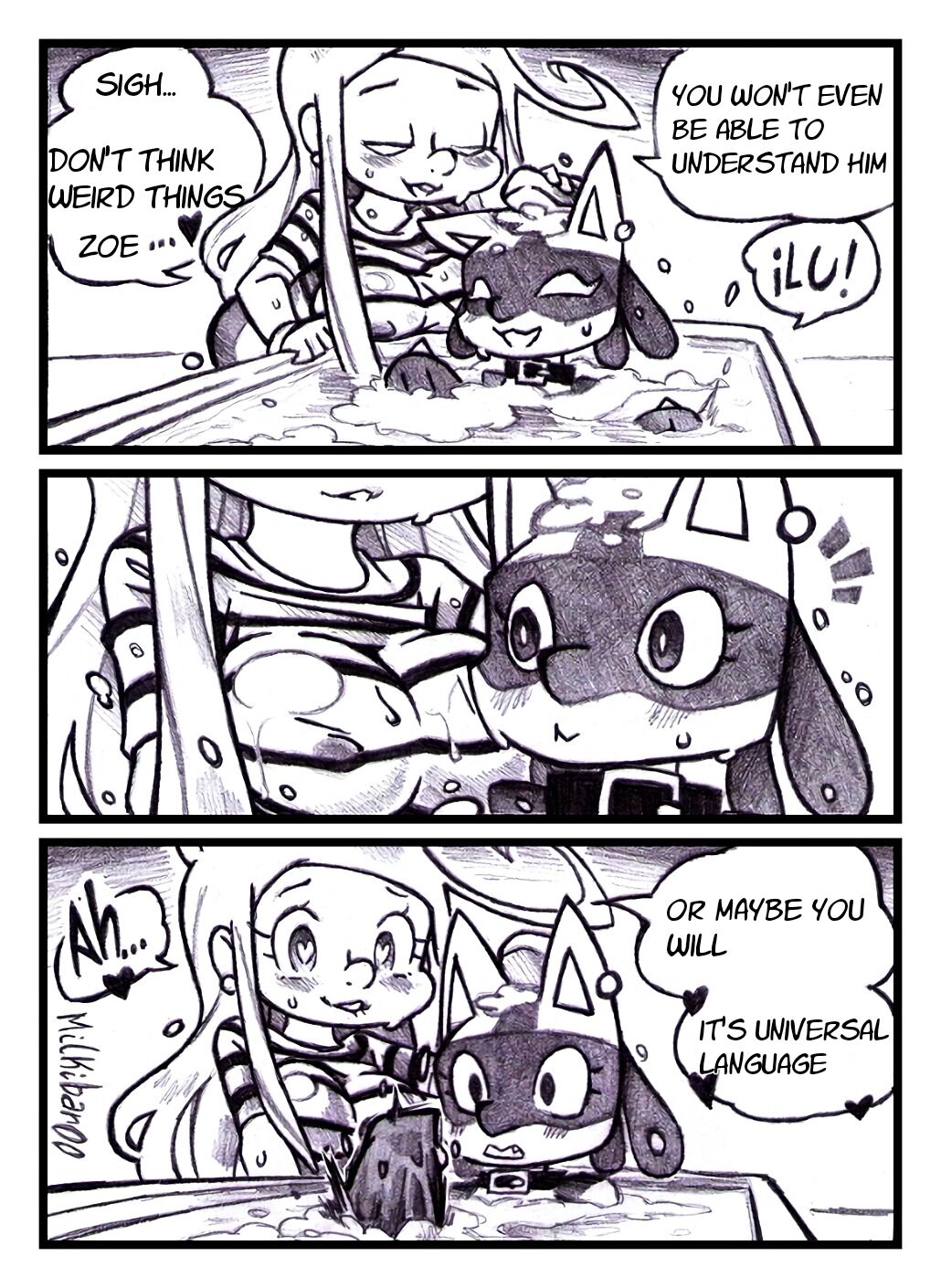 Take Care of Lucario 1 &amp; 2 page 3 full