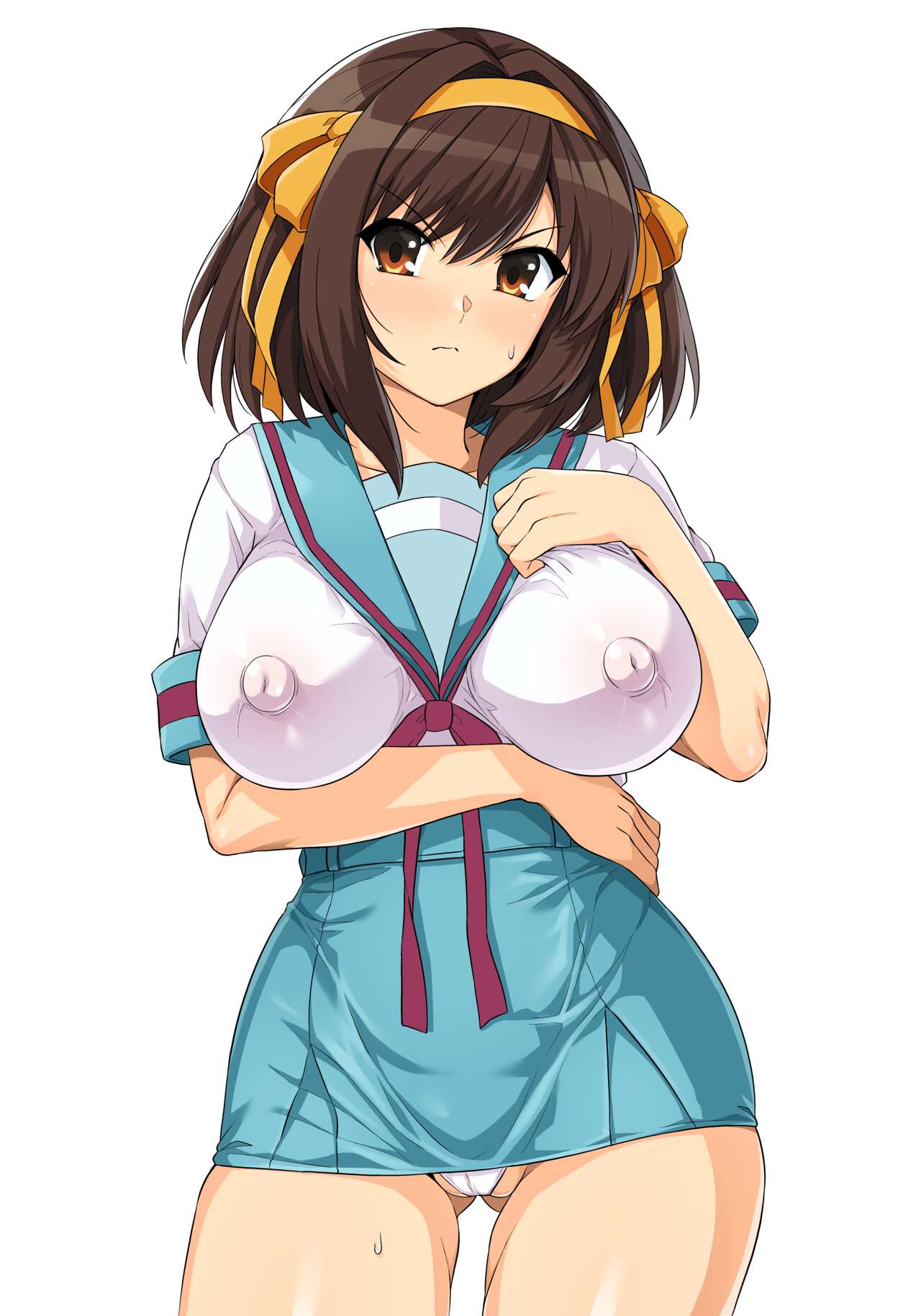 ムチムチハルヒさん 表紙用イラスト page 1 full