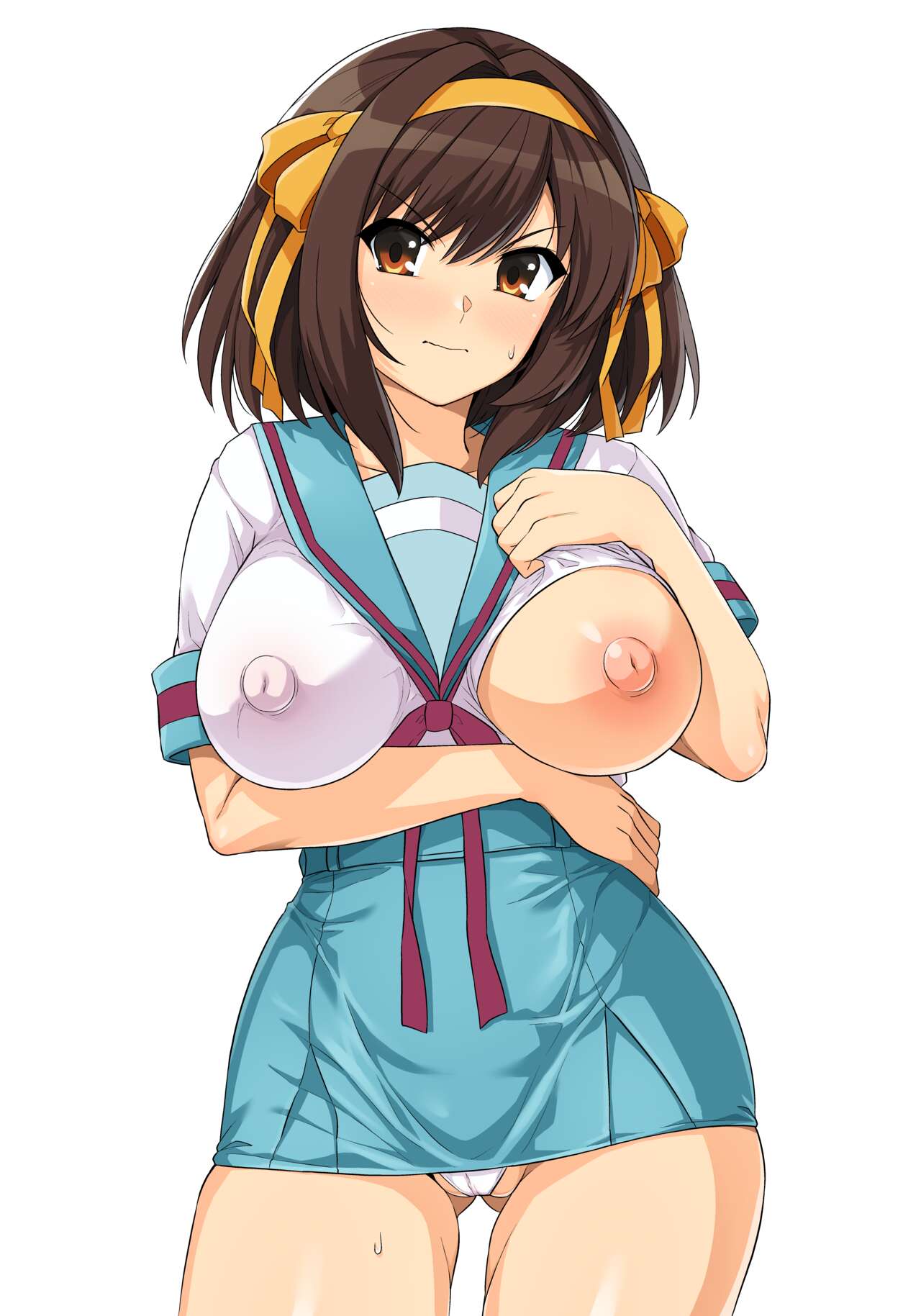 ムチムチハルヒさん 表紙用イラスト page 2 full