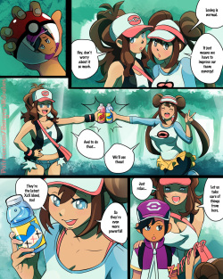 [BurgersN'Shakes] Hilda and Rosa level up with juice! (Pokemon)