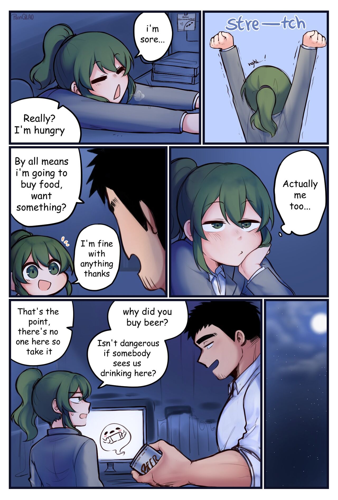 Night at the office - My senpai is annoying / Senpai ga uzai kouhai no hanashi page 2 full